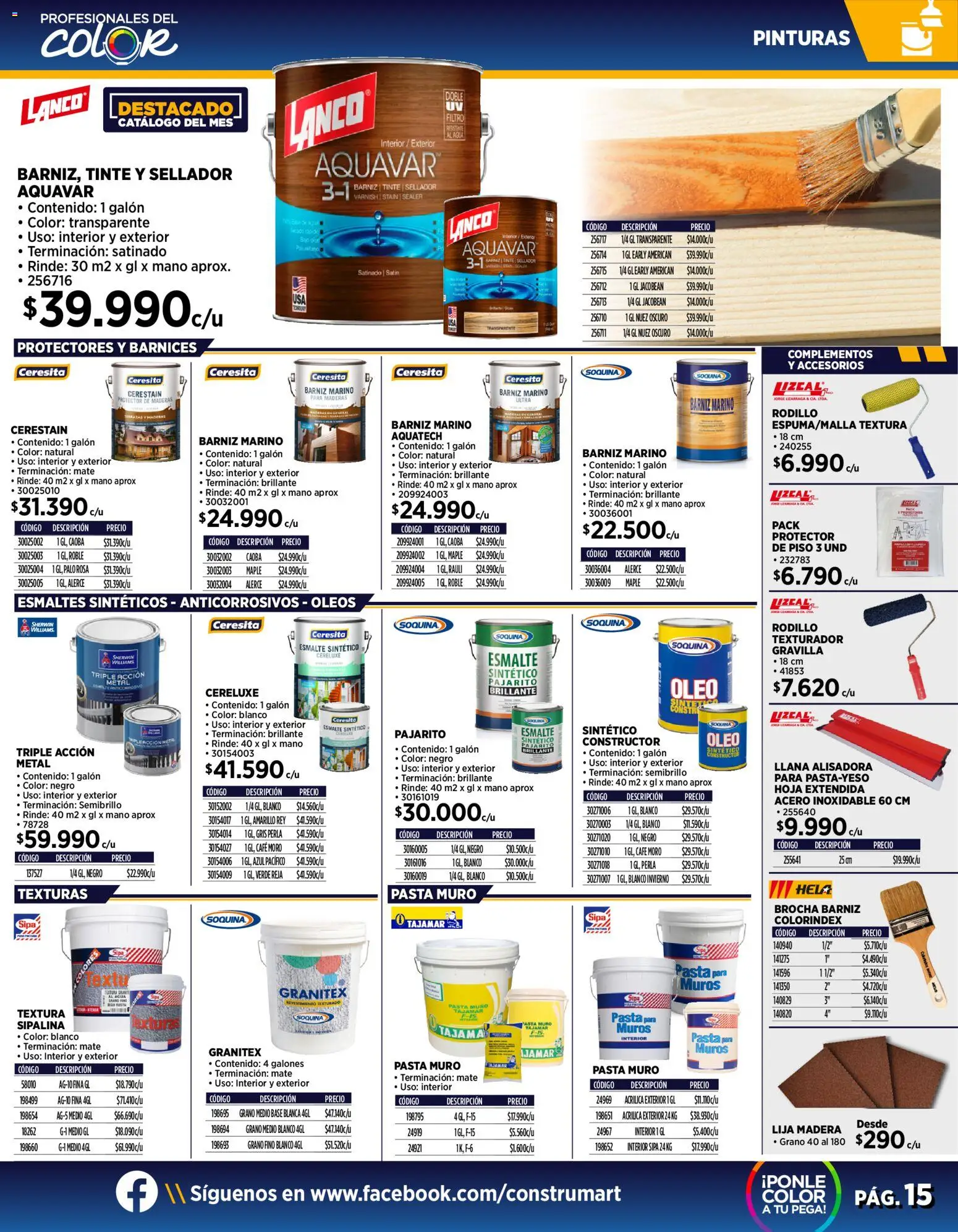 Construmart Ofertas │ válido desde el 01.01.2026 | Página: 15 | Productos: Nuez, Mate, Café, Tinte