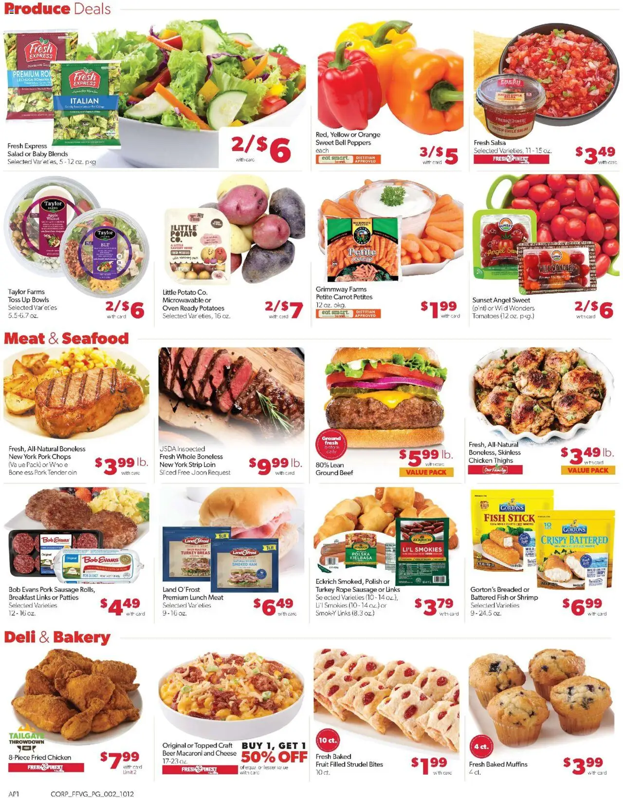 Family Fare Weekly Ad - valid from 12.10.2025 | Page: 2 | Products: Ham, Beer, Seafood, Oven