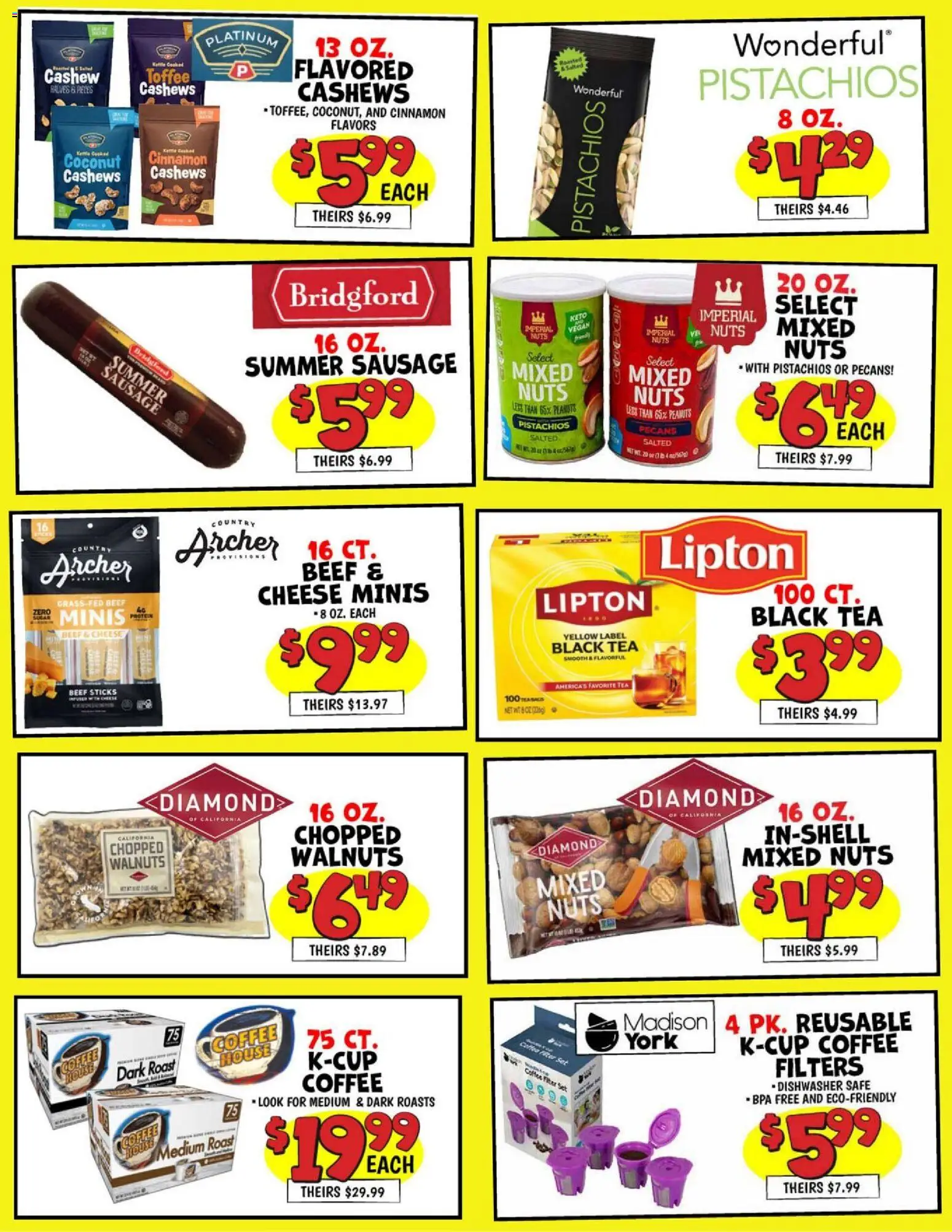 Ollie's Weekly Ad - valid from 16.12.2025 | Page: 5 | Products: Cheese, Coffee, Beef, Nuts