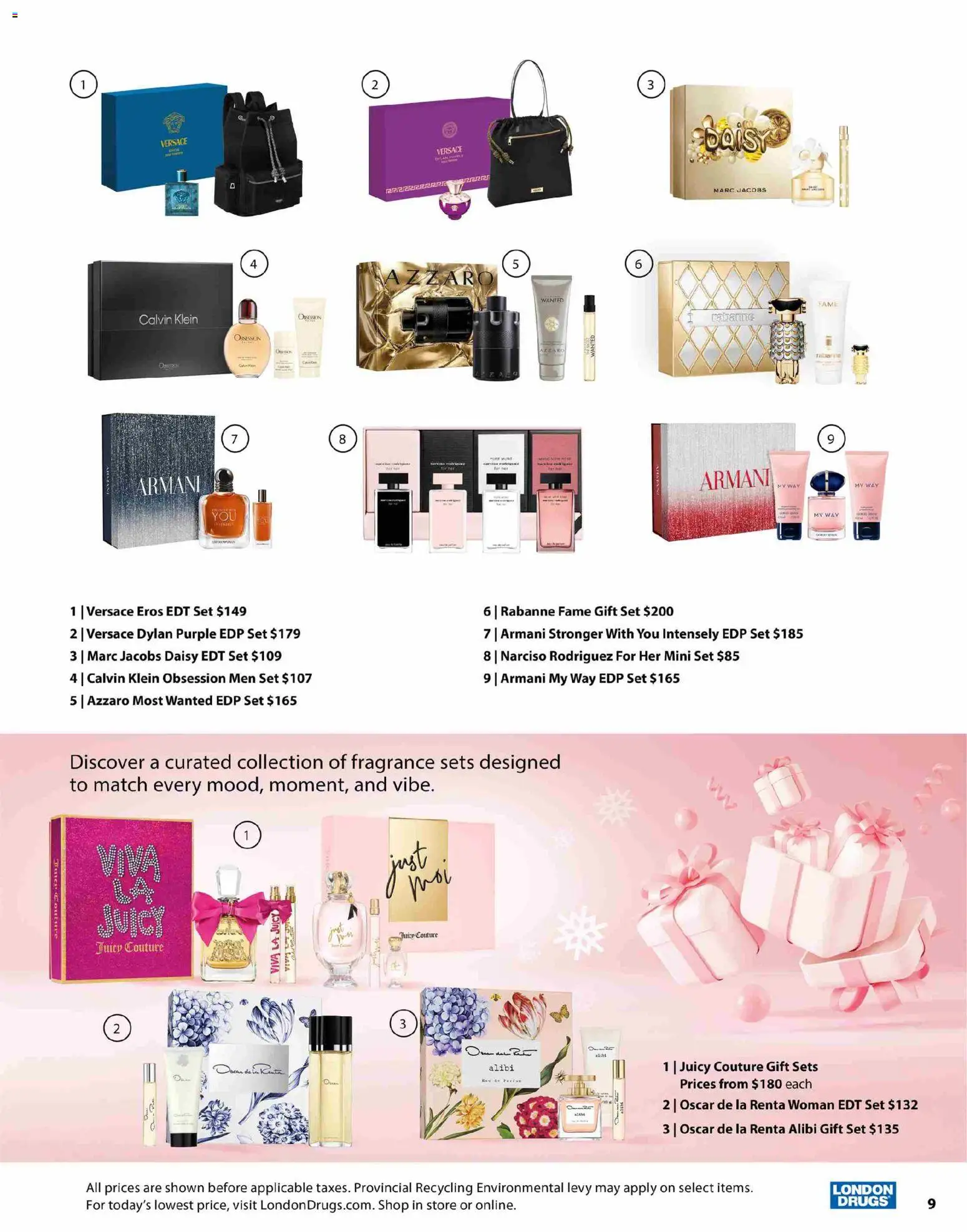 London Drugs flyer valid from 12.11.2025 | Page: 9 | Products: Fragrance