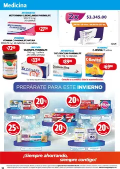 Vista previa de Farmacia Guadalajara catálogo, nuevo folleto de la tienda, válido en México a partir del 15.12.2025 | Página: 14 | Productos: Azúcar, Polvo, Tableta, Sobre