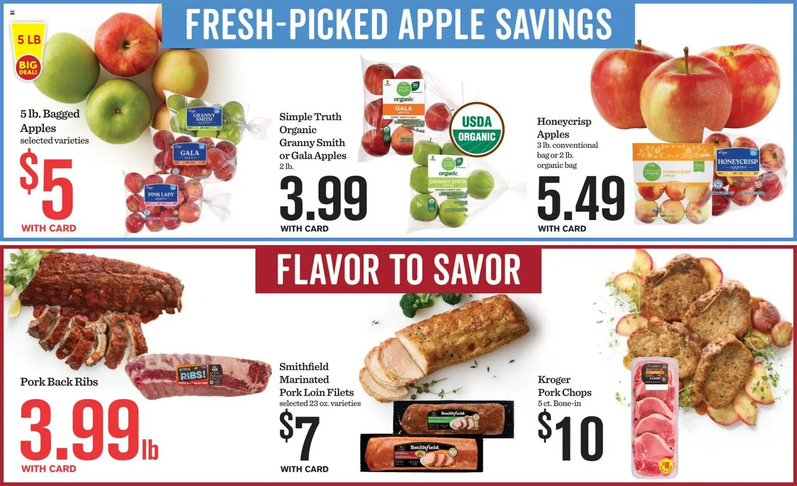 Mariano's Weekly Ad - valid from 10.12.2025 | Page: 8 | Products: Pork, Apples, Bag