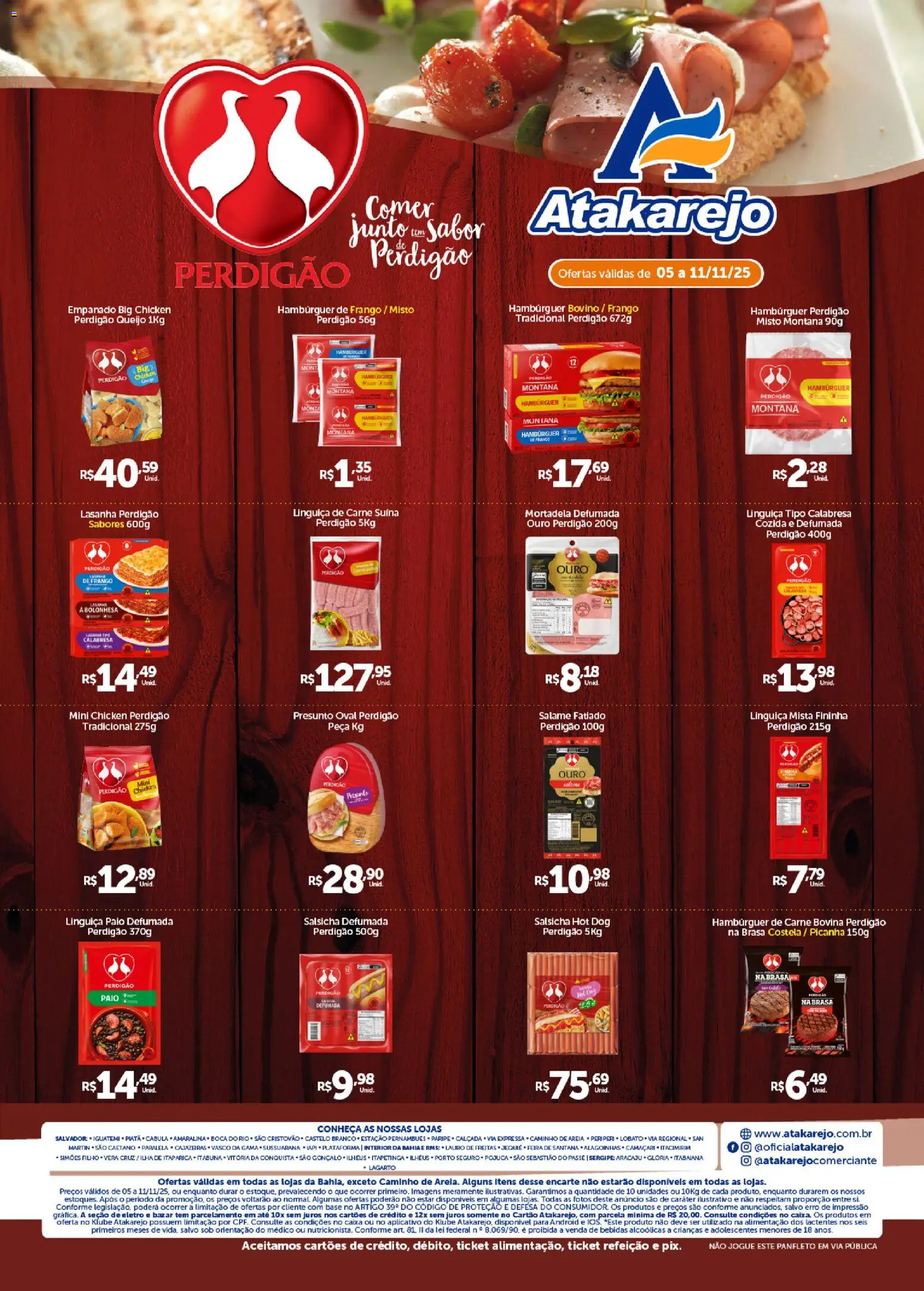 Atakarejo Folheto - válido de 05.11.2025 | Página: 2 | Produtos: Caixa, Queijo, Mortadela, Base