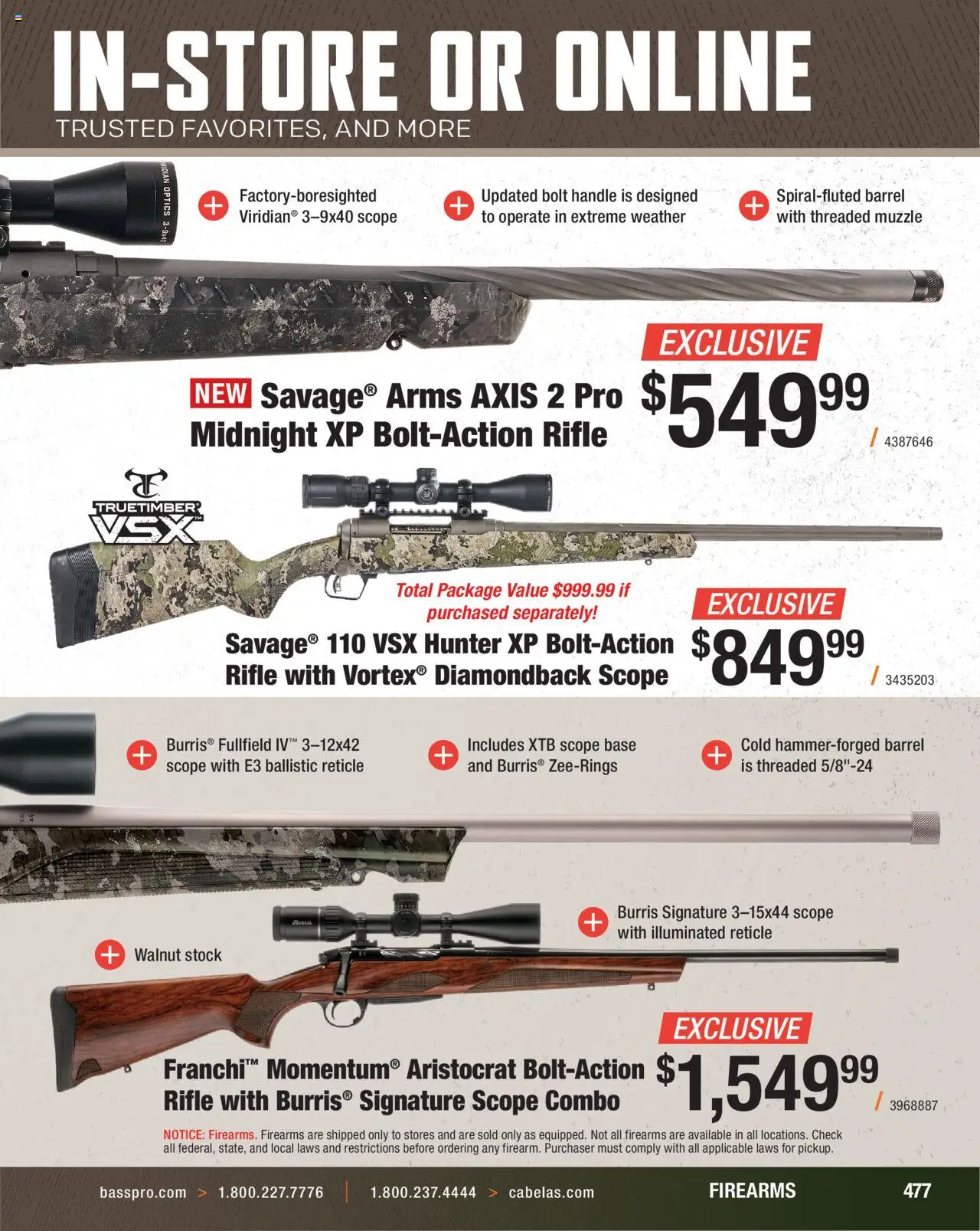Cabela's Hunting Master 25 - valid from 11.08.2025 | Page: 477 | Products: Rifle