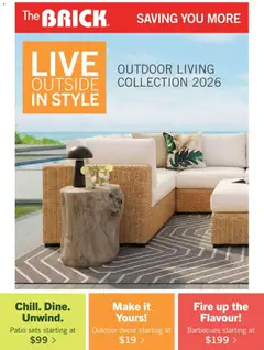 Preview of The Brick flyer - Patio Season New from shop The Brick valid from 02.03.2026