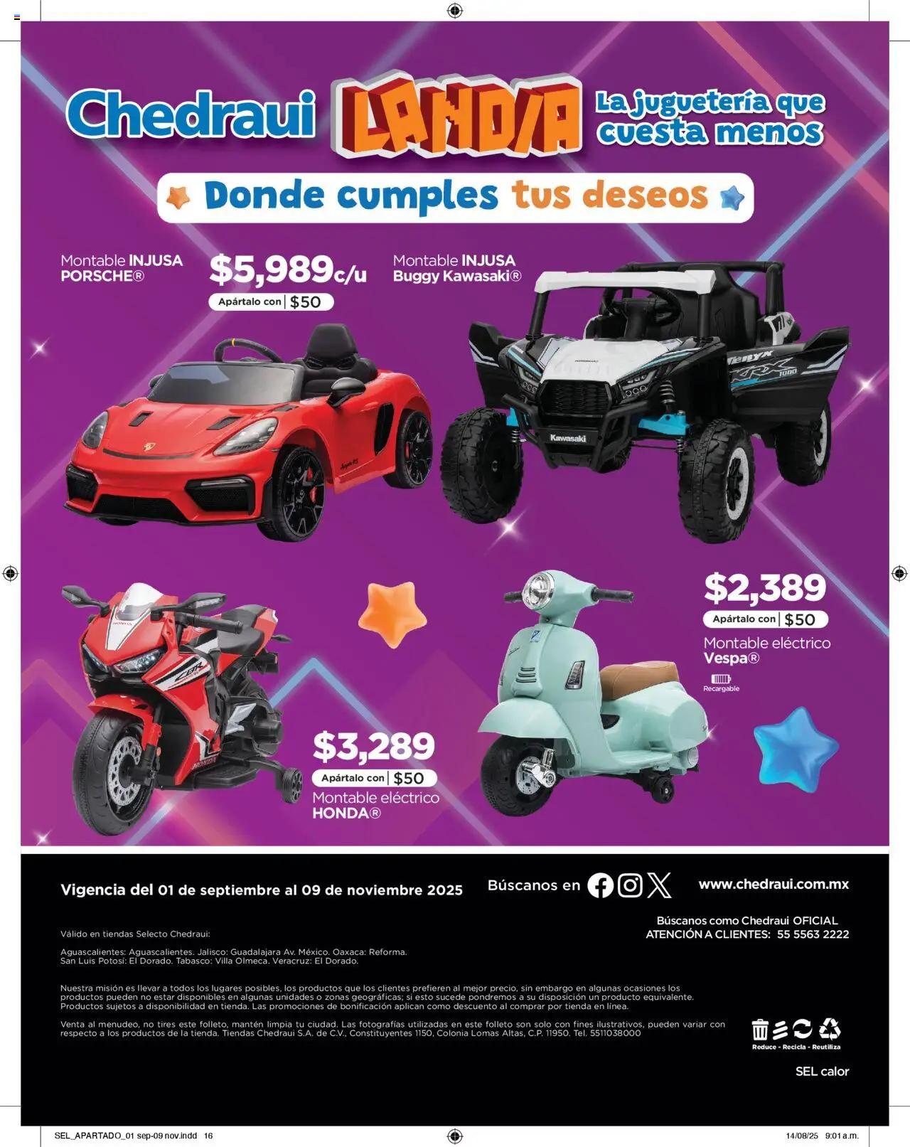 Nuevas ofertas de Chedraui válidas en toda la República Mexicana desde el 01.09.2025. ¡Encuentra las mejores ofertas en Chedraui - Promociones Selecto Chedraui! | Página: 16
