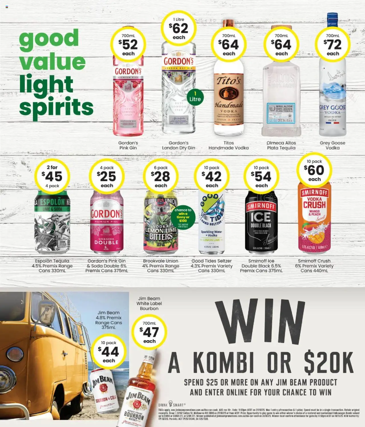 The Bottle-O catalogue - valid from 15.09.2025 | Page: 5 | Products: Handmade, Bourbon, Vodka, Whiskey