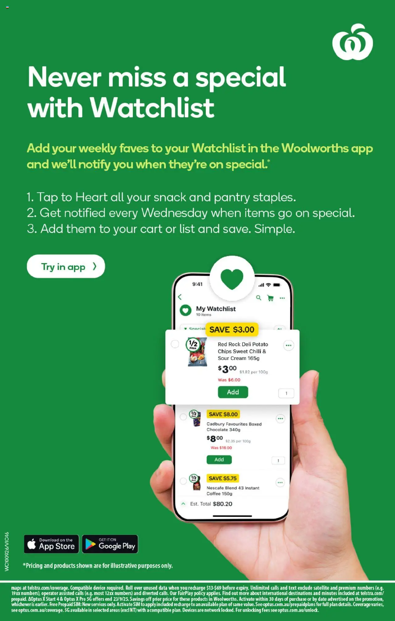 Woolworths catalogue - valid from 10.09.2025 | Page: 44 | Products: Chocolate, Tap, Cream, Date