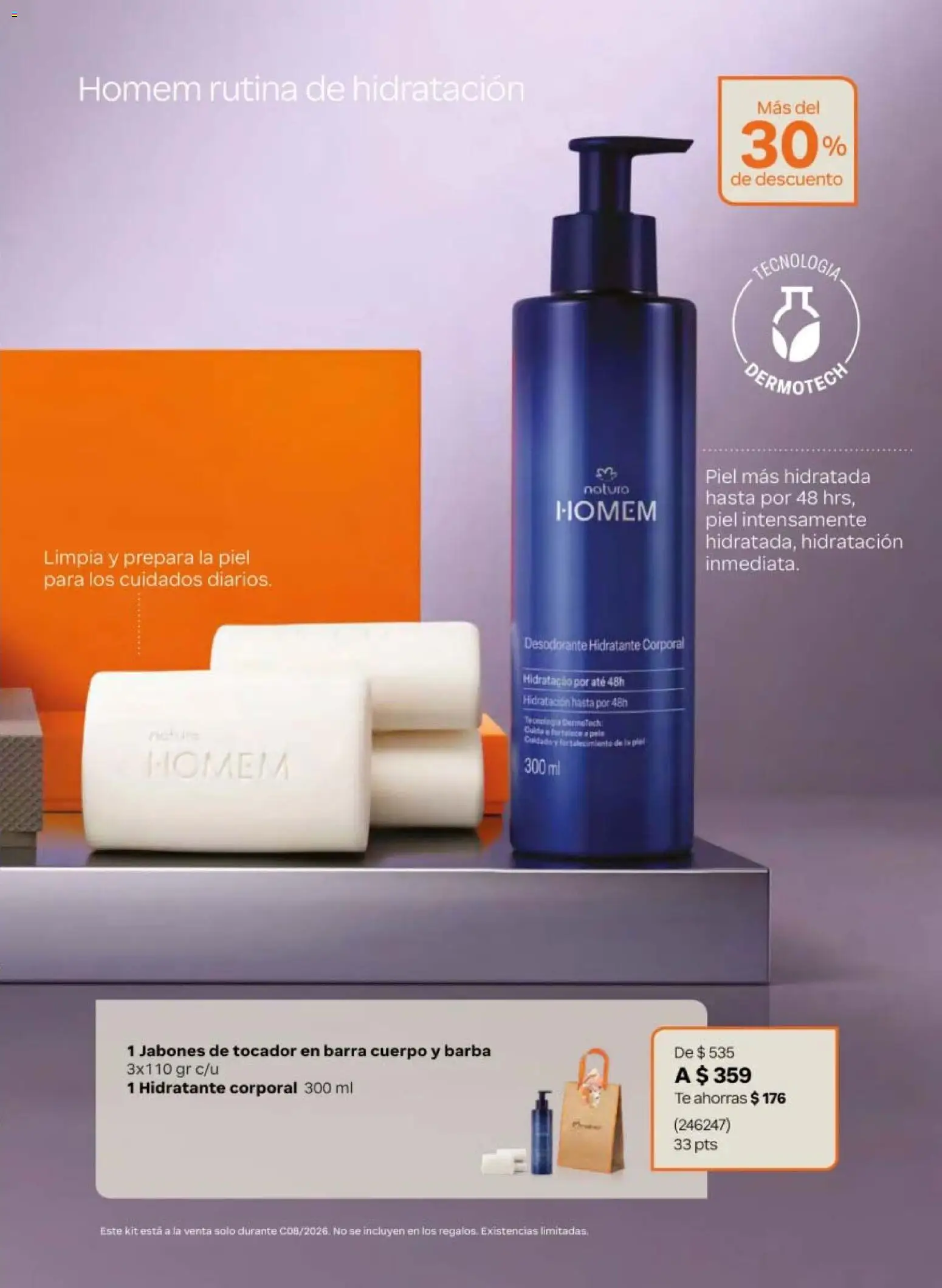 Nuevas ofertas de Natura válidas en toda la República Mexicana desde el 08.05.2026. ¡Encuentra las mejores ofertas en Natura campaña 8 2026! | Página: 11 | Productos: Desodorante, Barra, Té