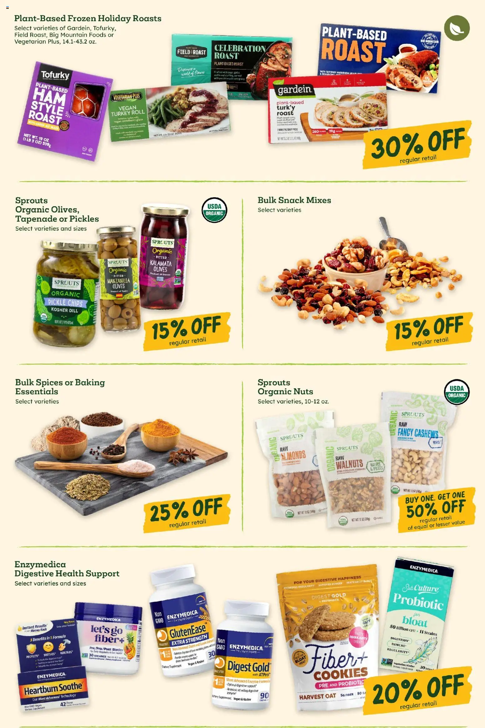 Sprouts Weekly Ad - valid from 19.11.2025 | Page: 6 | Products: Bread, Chips, Spices, Dill