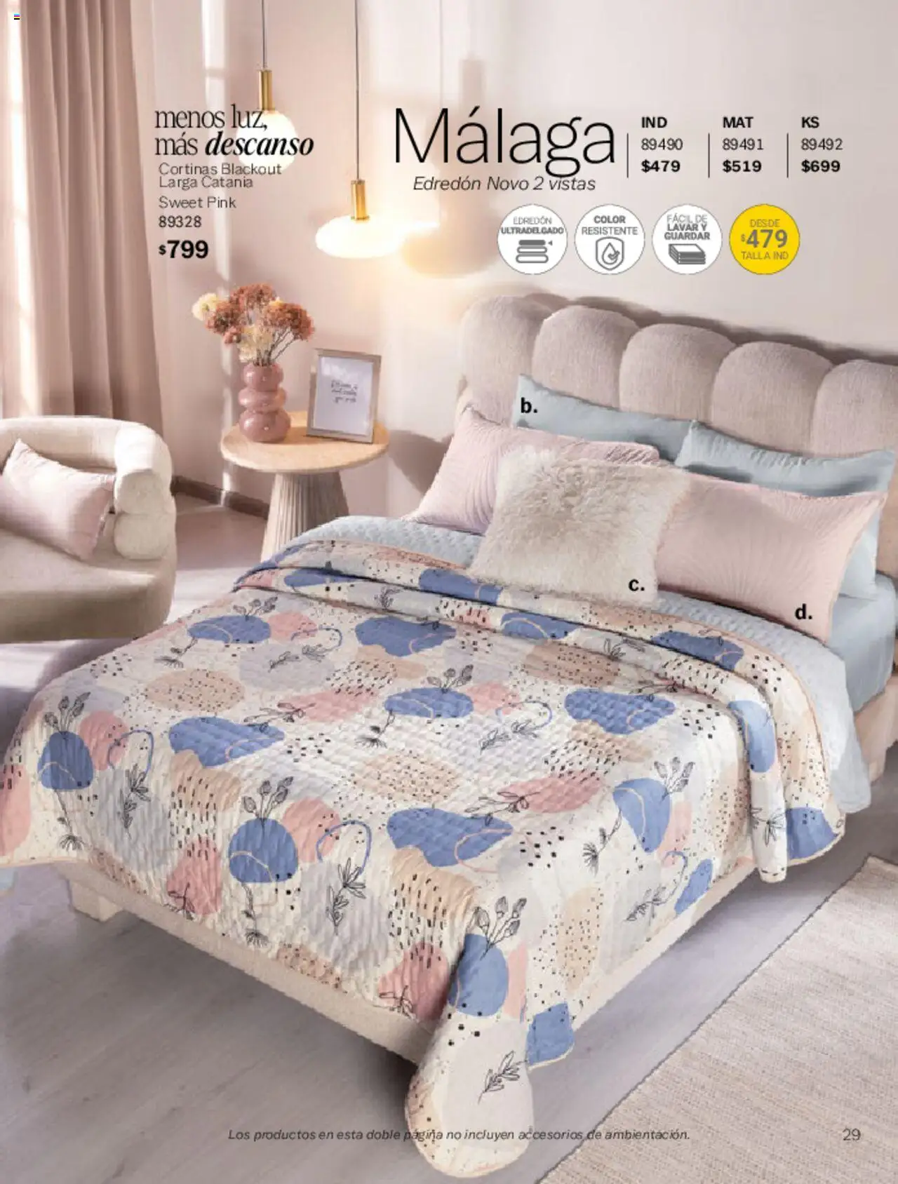 Nuevas ofertas de Vianney válidas en toda la República Mexicana desde el 07.03.2025. ¡Encuentra las mejores ofertas en Vianney catálogo Primavera! | Página: 31 | Productos: Cortinas