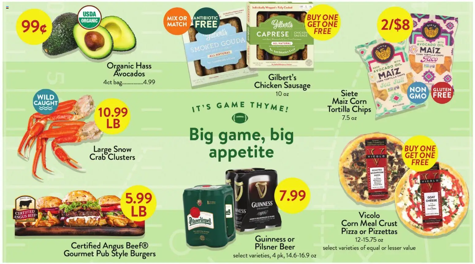 Fresh Thyme Weekly Ad - MN - valid from 04.02.2026 | Page: 4 | Products: Corn, Oil, Beef, Game