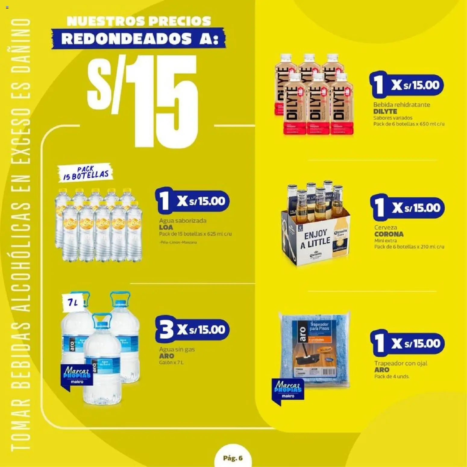 Catálogo Makro válido desde 23.04.2026 | Página: 6 | Productos: Cerveza