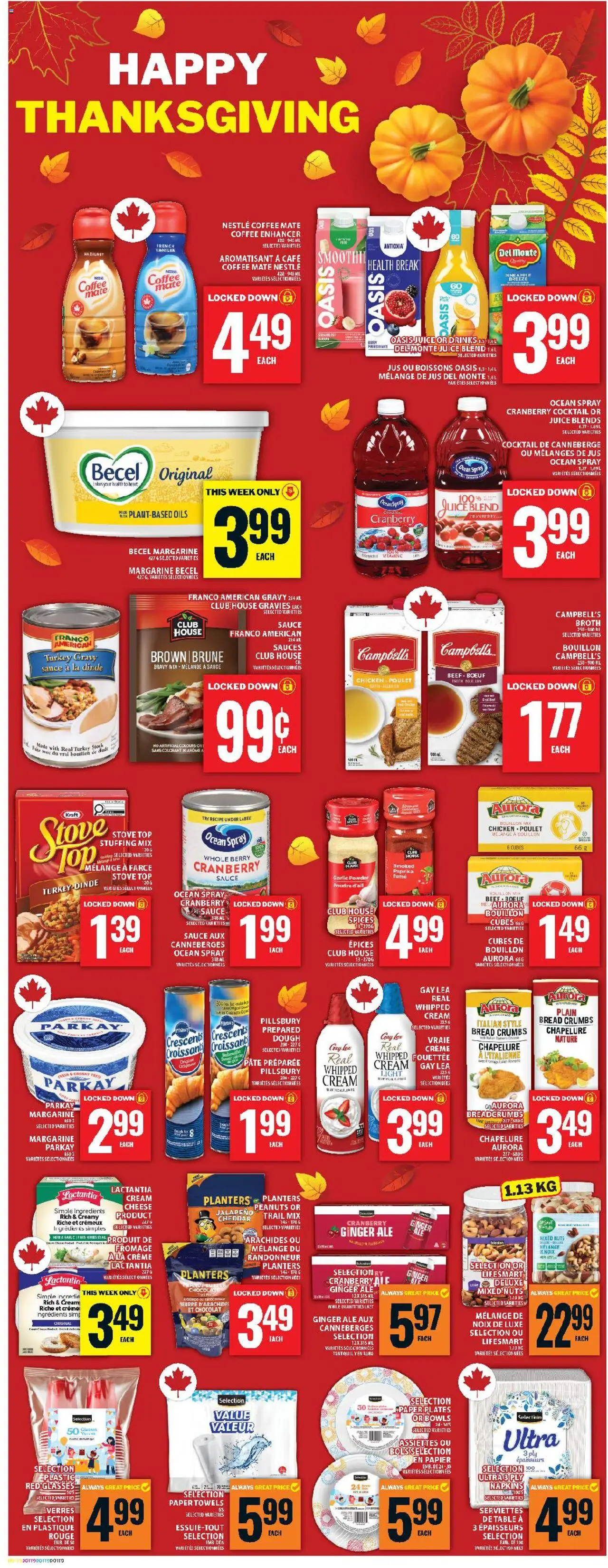 Food Basics flyer valid from 25.09.2025 | Page: 13 | Products: Pineapple, Stove, Chocolate, Juice