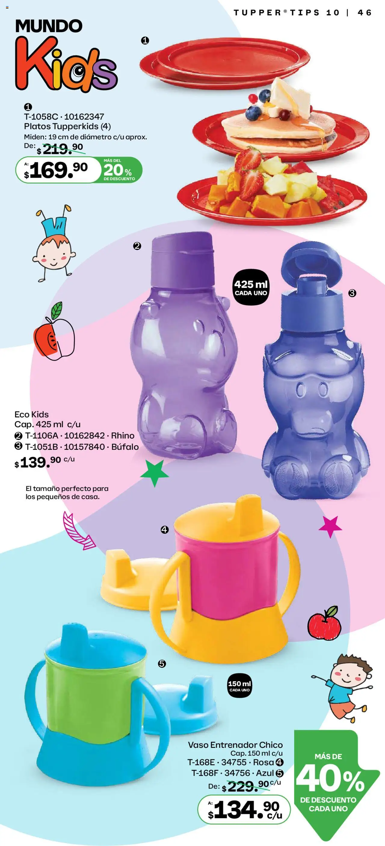 Nuevas ofertas de Tupperware válidas en toda la República Mexicana desde el 08.09.2025. ¡Encuentra las mejores ofertas en Tupperware - Catálogo! | Página: 46 | Productos: Tupper