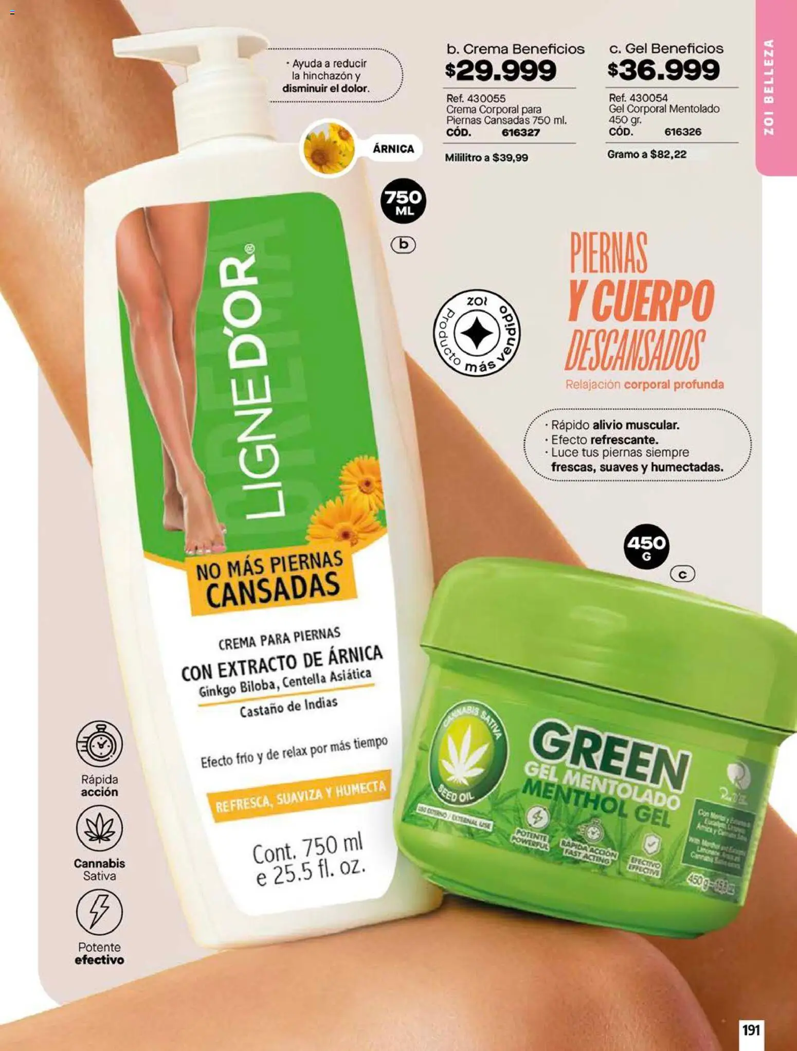 Pacifika revista - valida desde el 01.08.2026 | Página: 191 | Productos: Crema, Gel corporal