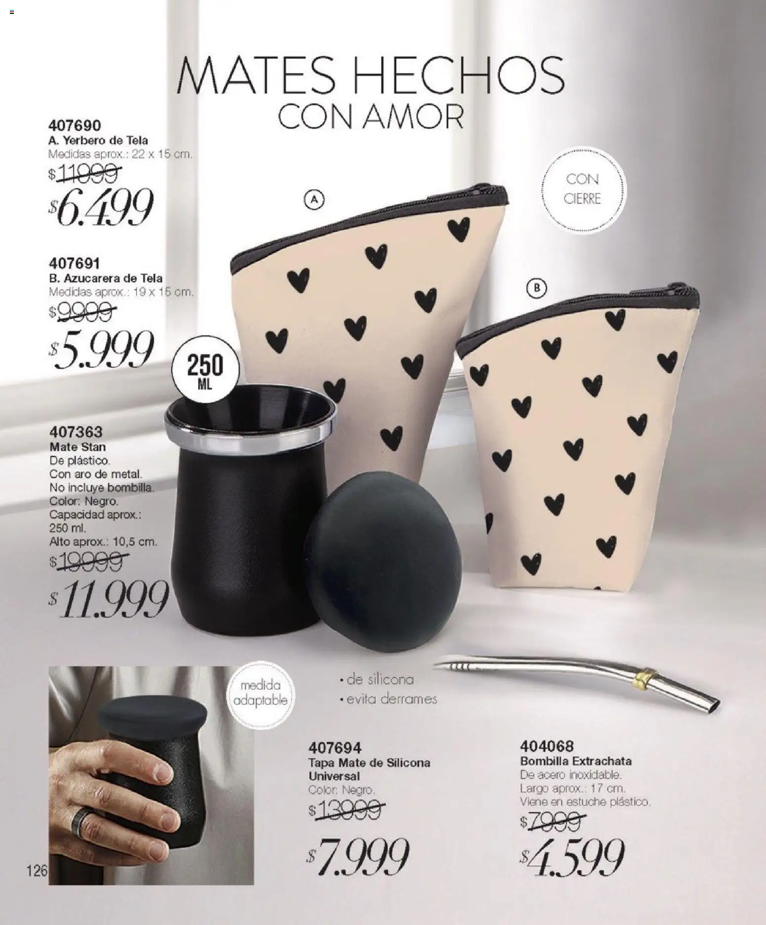 Violetta catálogo │ válido desde el 01.01.2026 | Página: 126 | Productos: Mate, Azucarera, Bombilla, Estuche