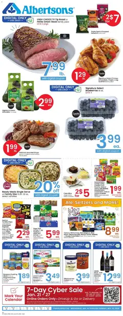 Preview of Albertsons weekly ads valid from 14.01.2026