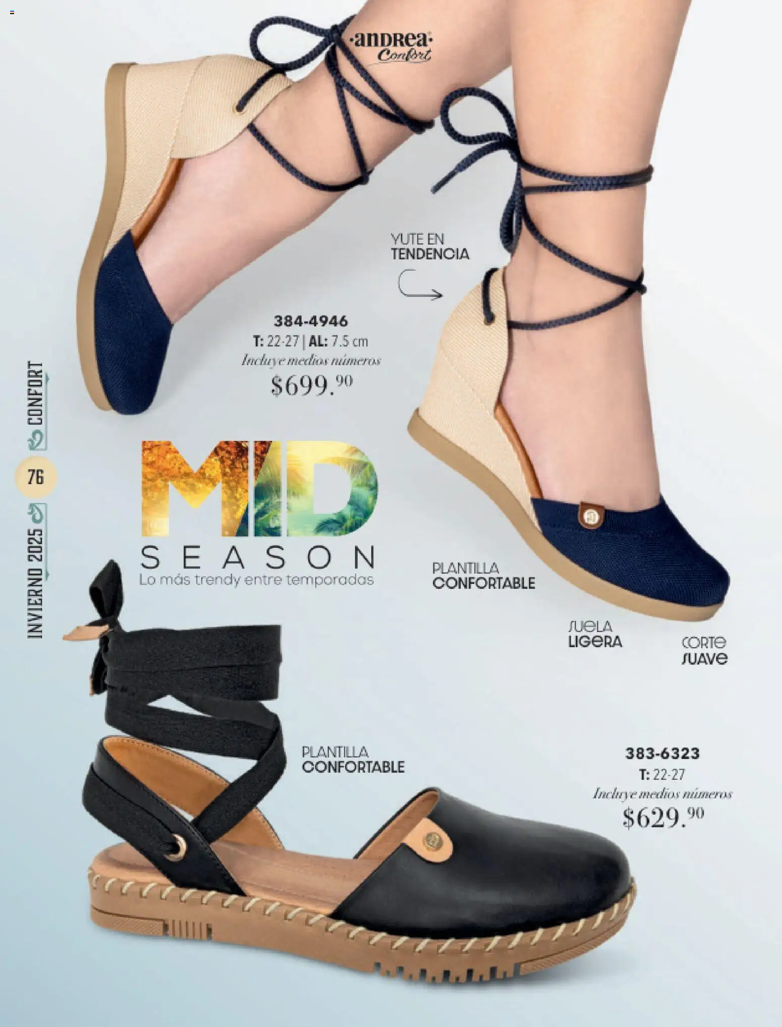 Nuevas ofertas de Andrea válidas en toda la República Mexicana desde el 26.11.2025. ¡Encuentra las mejores ofertas en Andrea catálogo Invierno! | Página: 76