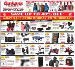 Preview of Dunham's Sports weekly ads valid from 01.12.2025