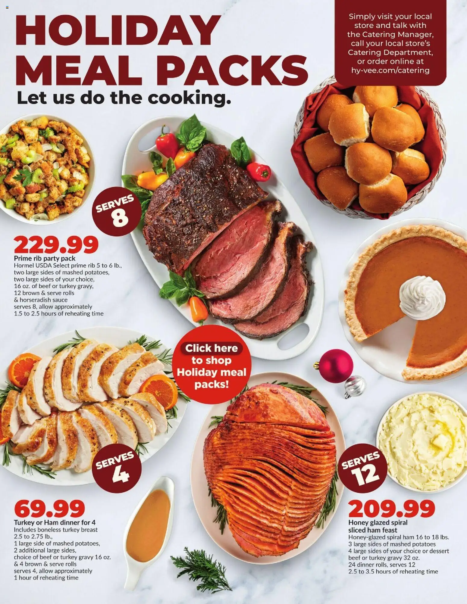 HyVee Weekly Ad - valid from 01.12.2025 | Page: 3 | Products: Ham, Beef, Potatoes, Sauce