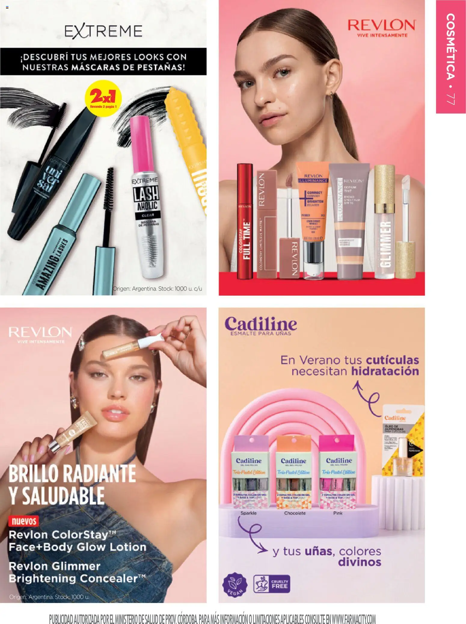 Farmacity catálogo │ válido desde el 03.03.2026 | Página: 77 | Productos: Brillo, Chocolate, Radiante