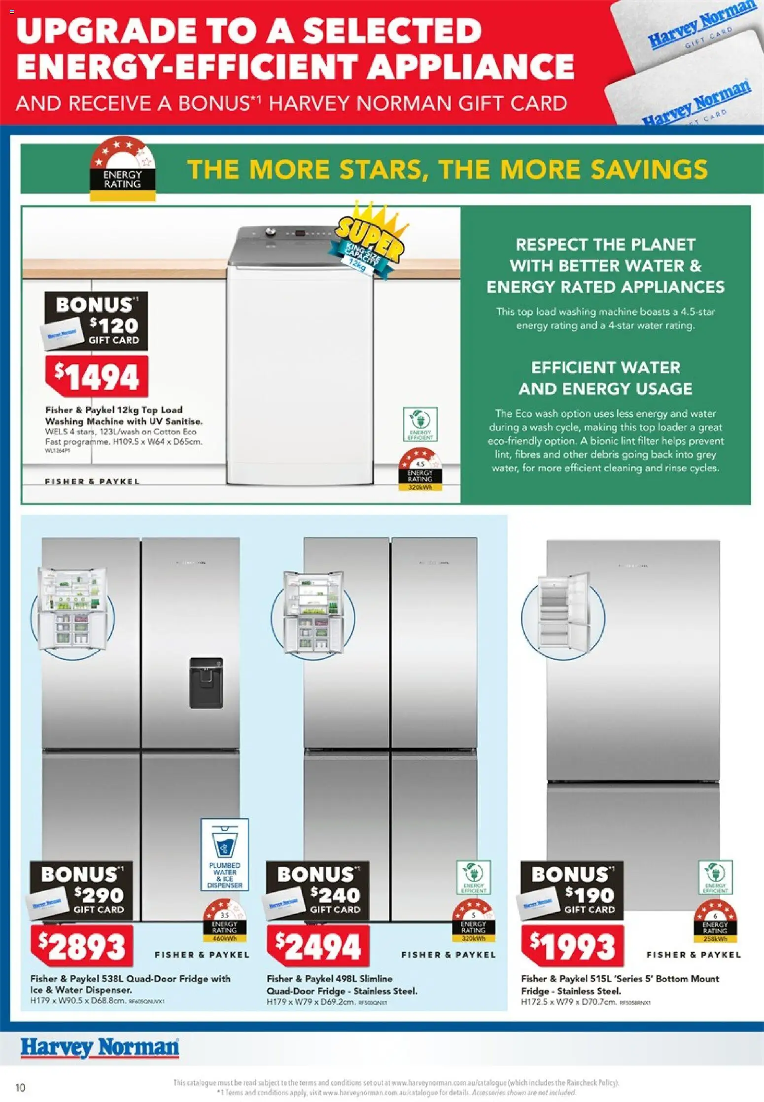 Harvey Norman catalogue - valid from 15.01.2026 | Page: 10 | Products: Accessories, Appliance, Fridge, Washing machine