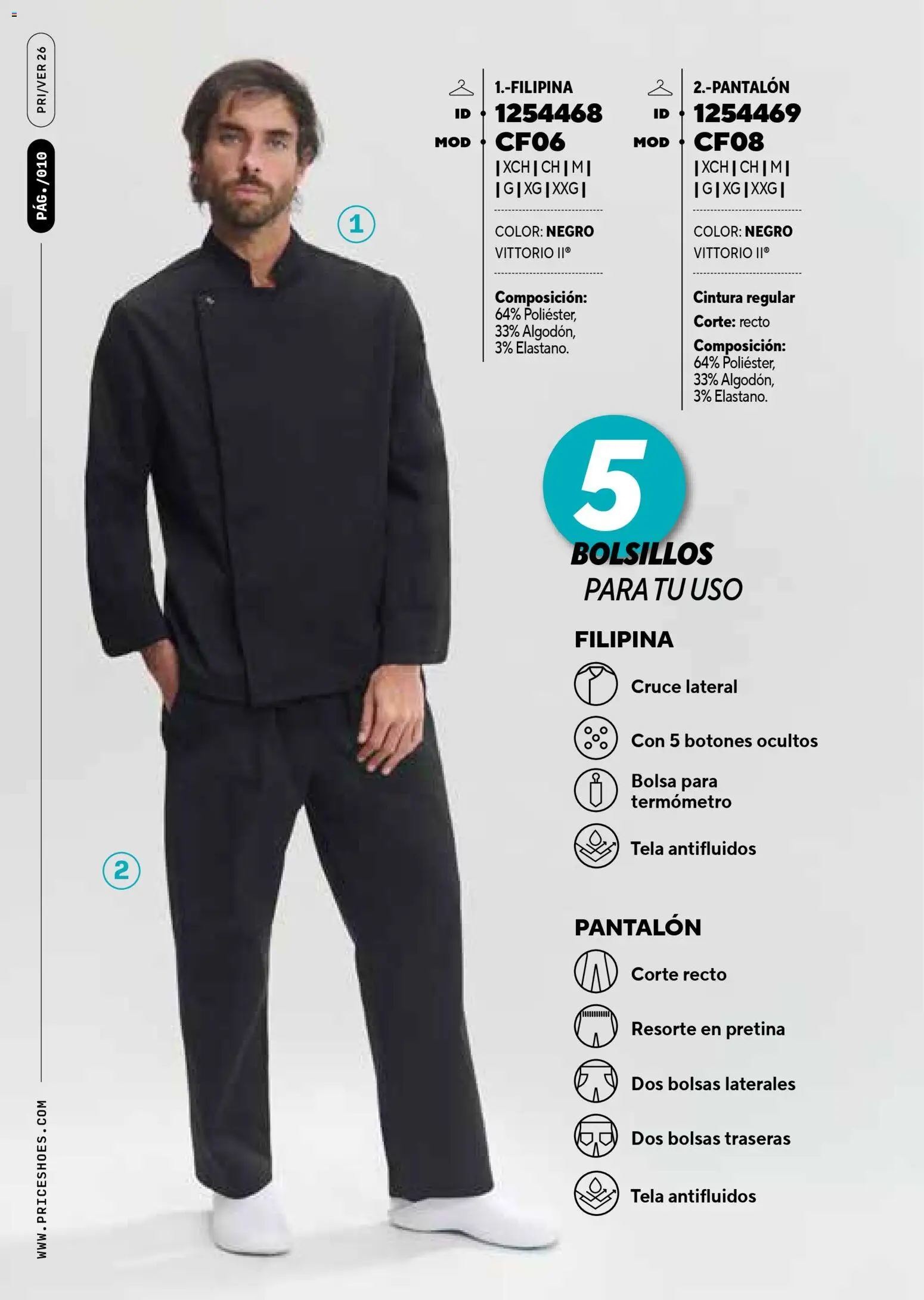 Nuevas ofertas de Price Shoes válidas en toda la República Mexicana desde el 01.03.2026. ¡Encuentra las mejores ofertas en Price Shoes catálogo Med Chef! | Página: 10 | Productos: Termómetro, Bolsa