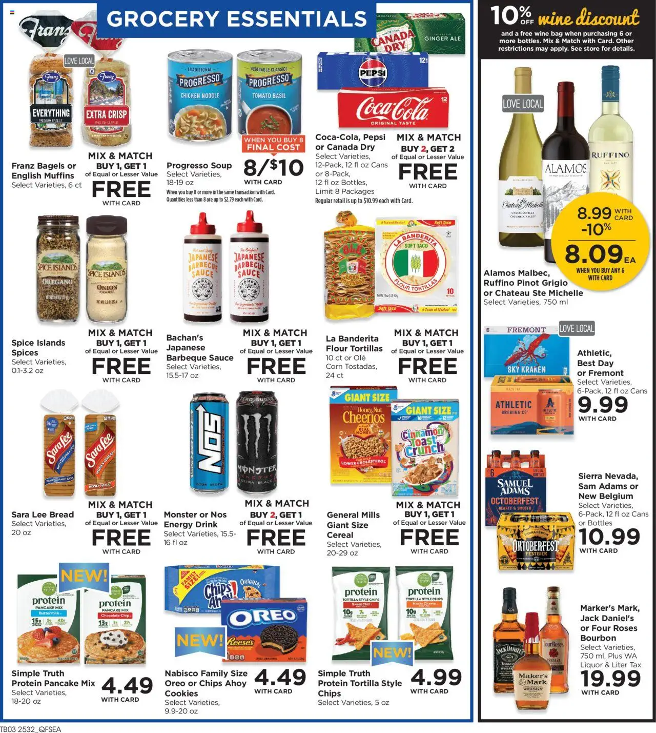 QFC Weekly Ad - WA - valid from 10.09.2025 | Page: 5 | Products: Powder, Cheese, Spices, Chocolate Chip