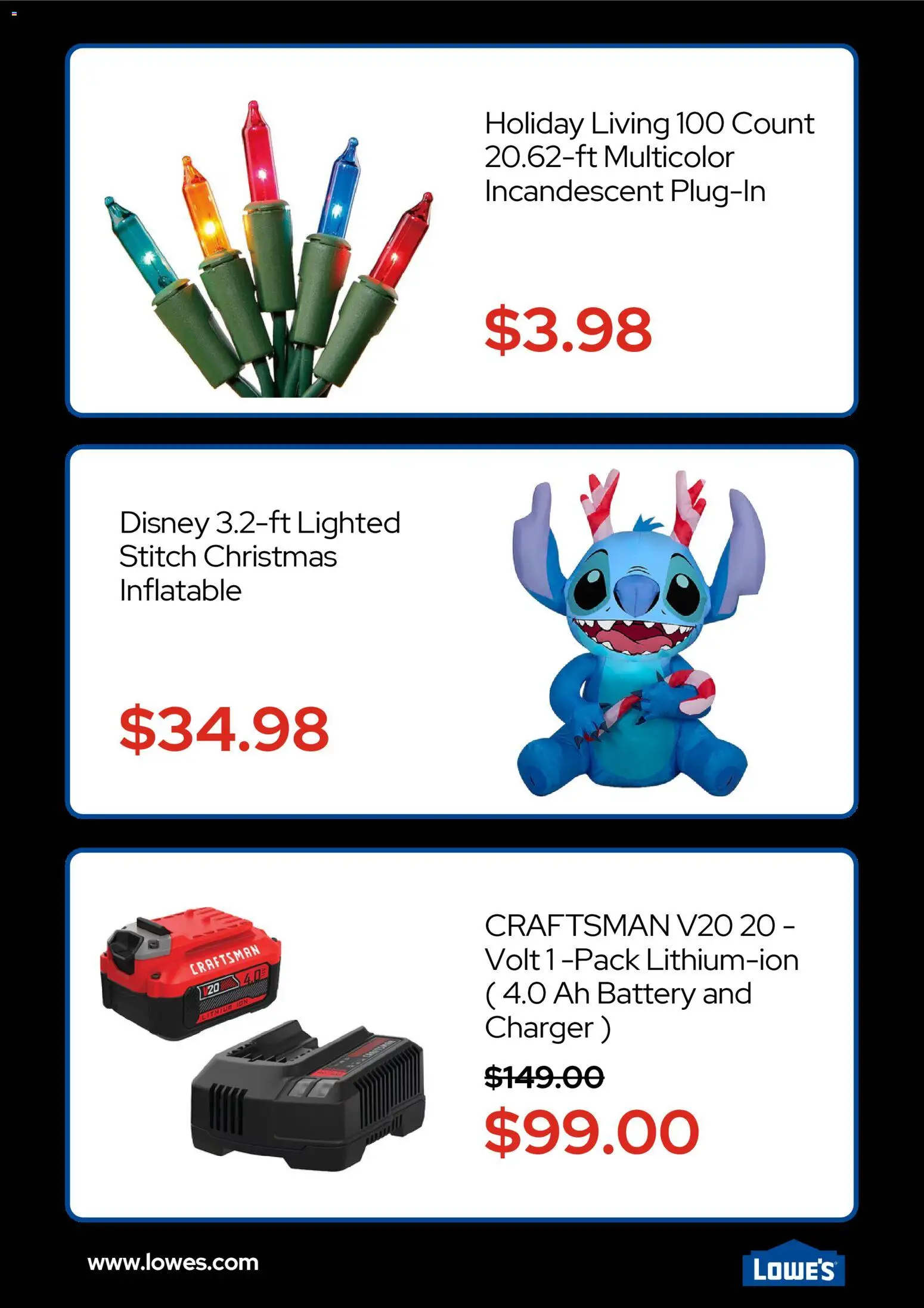 Lowe's Black Friday - valid from 01.11.2025 | Page: 5 | Products: Battery, Charger