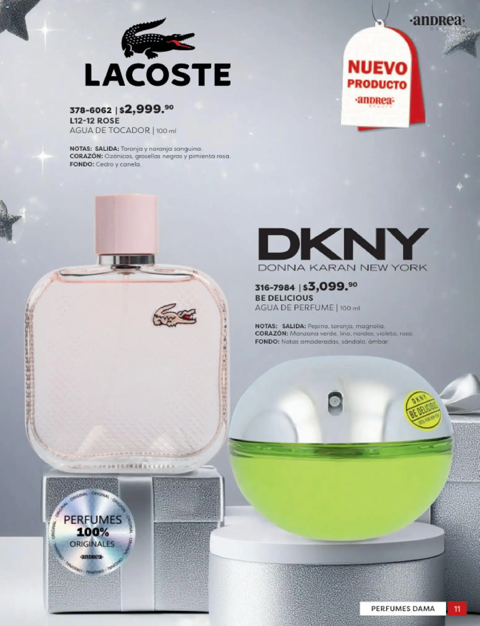 Nuevas ofertas de Andrea válidas en toda la República Mexicana desde el 31.10.2025. ¡Encuentra las mejores ofertas en Andrea catálogo Beauty! | Página: 11 | Productos: Pimienta, Manzana, Agua, Perfume