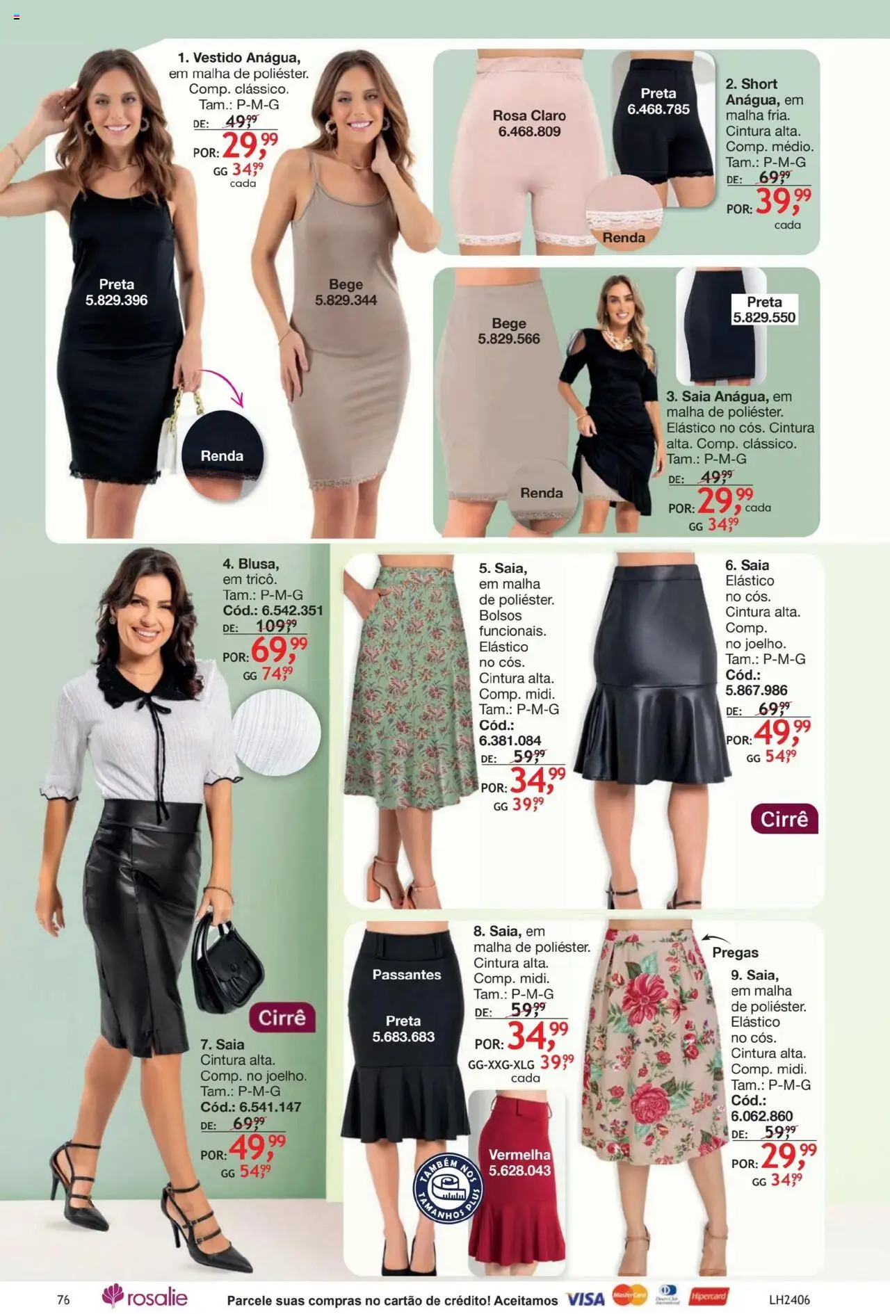 Quatro Estações Folheto - válido de 01.10.2025 | Página: 76 | Produtos: Saia, Vestido