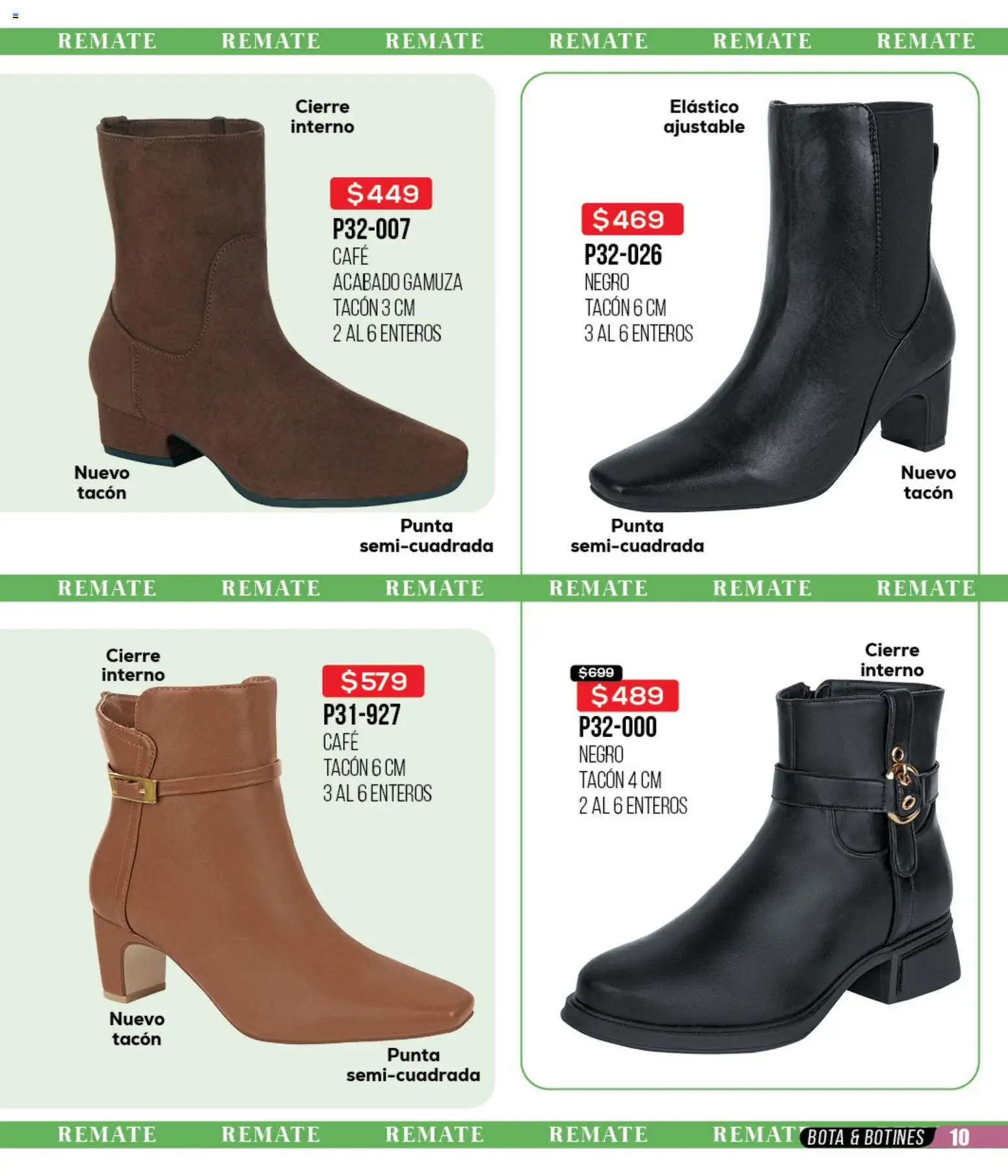 Nuevas ofertas de Cklass válidas en toda la República Mexicana desde el 16.02.2026. ¡Encuentra las mejores ofertas en Cklass catálogo Remate Ropa! | Página: 144 | Productos: Café, Gamuza, Botines