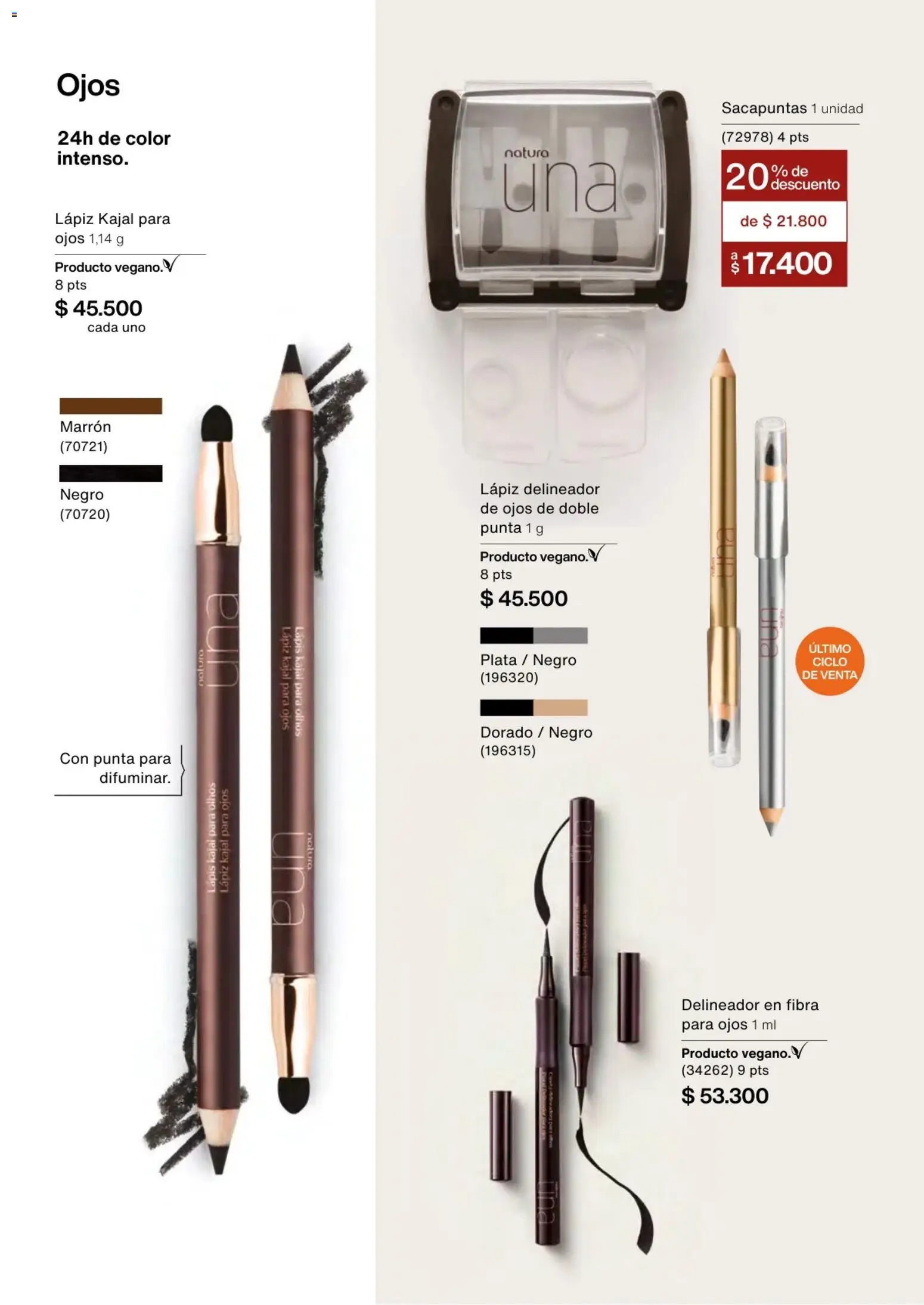 Natura revista - valida desde el 02.01.2026 | Página: 61 | Productos: Sacapuntas, Delineador