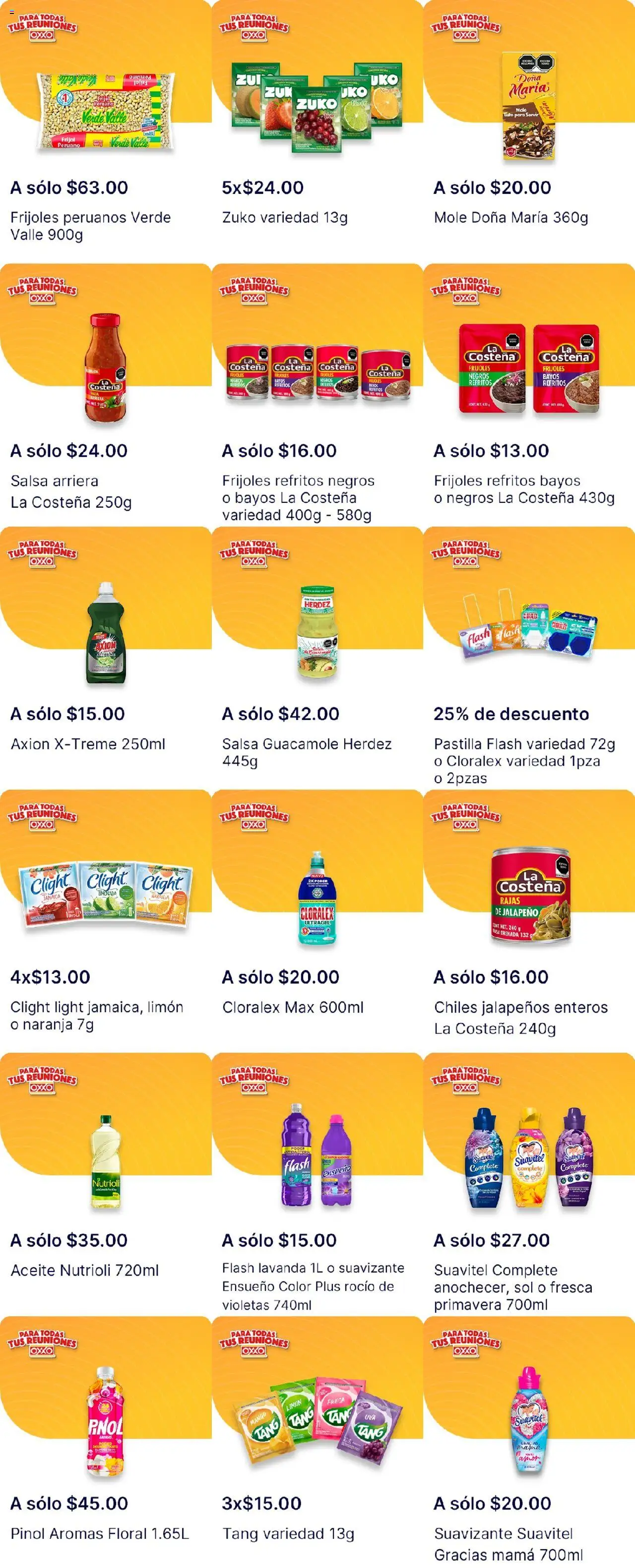 Nuevas ofertas de OXXO válidas en toda la República Mexicana desde el 15.10.2025. ¡Encuentra las mejores ofertas en OXXO - Folleto! | Página: 2 | Productos: Limón, Mango, Aceite, Suavizante