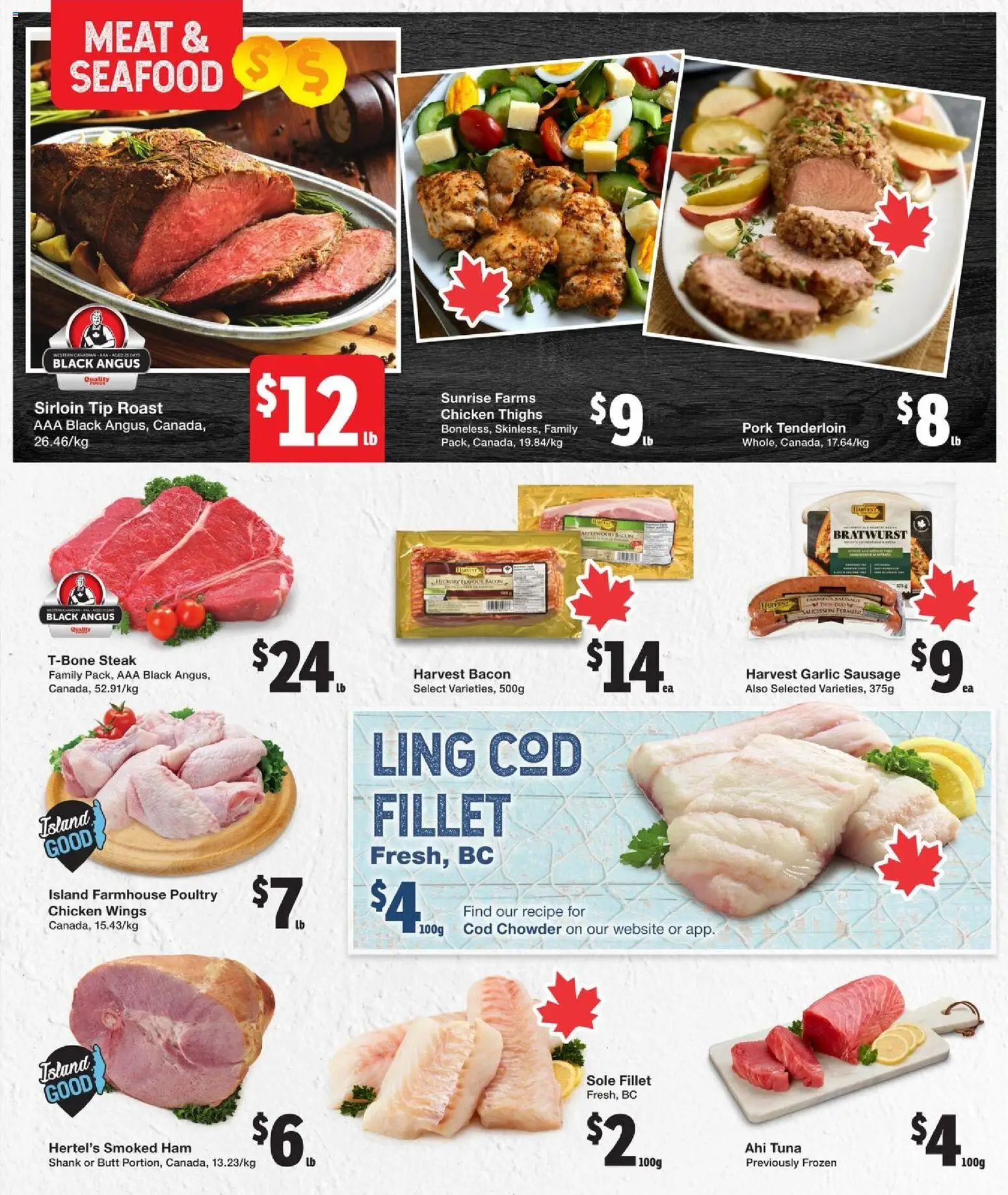 Quality Foods flyer valid from 29.01.2026 | Page: 4 | Products: Chicken wings, Ham, Chicken, Pork