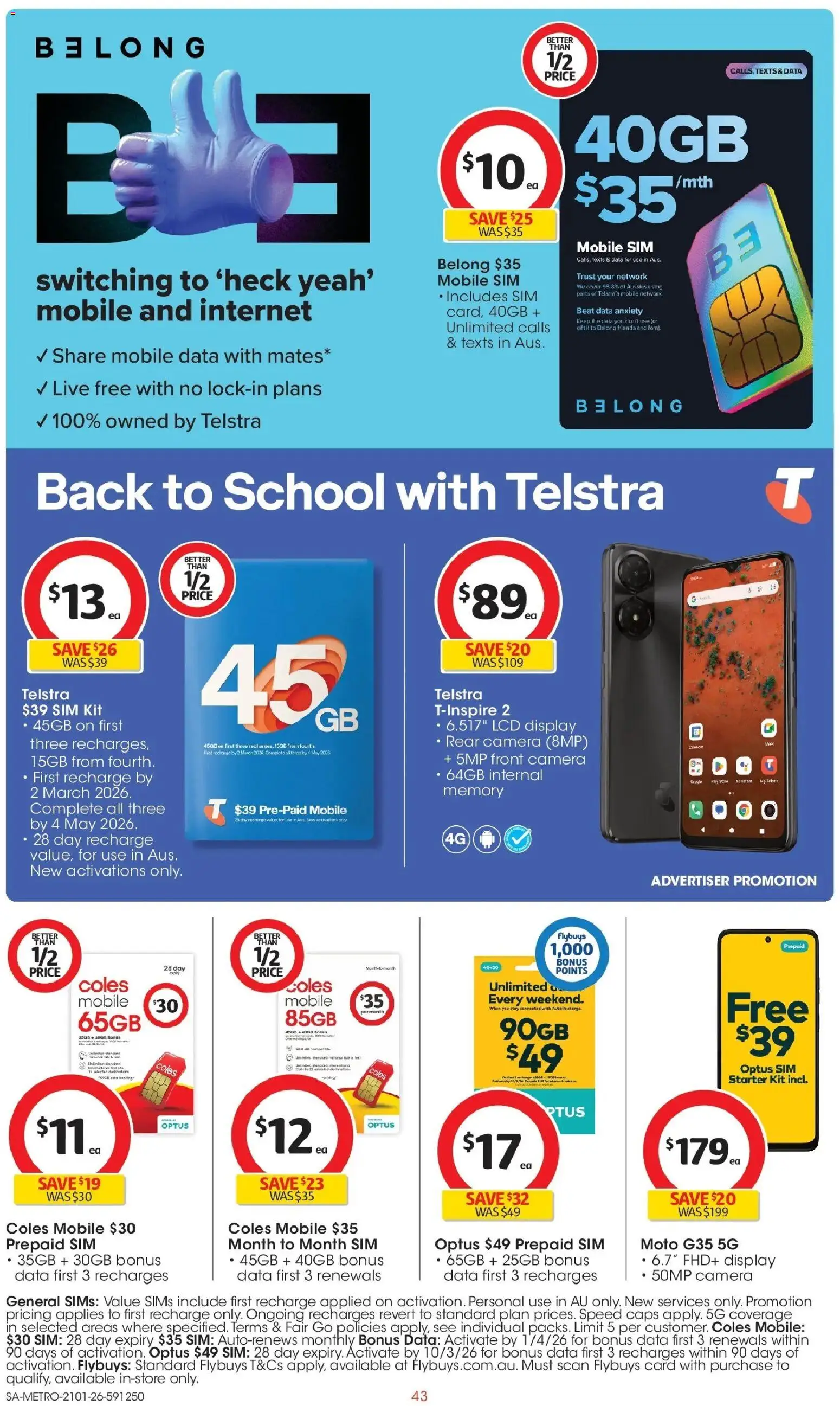 Coles catalogue - valid from 11.02.2026 | Page: 43