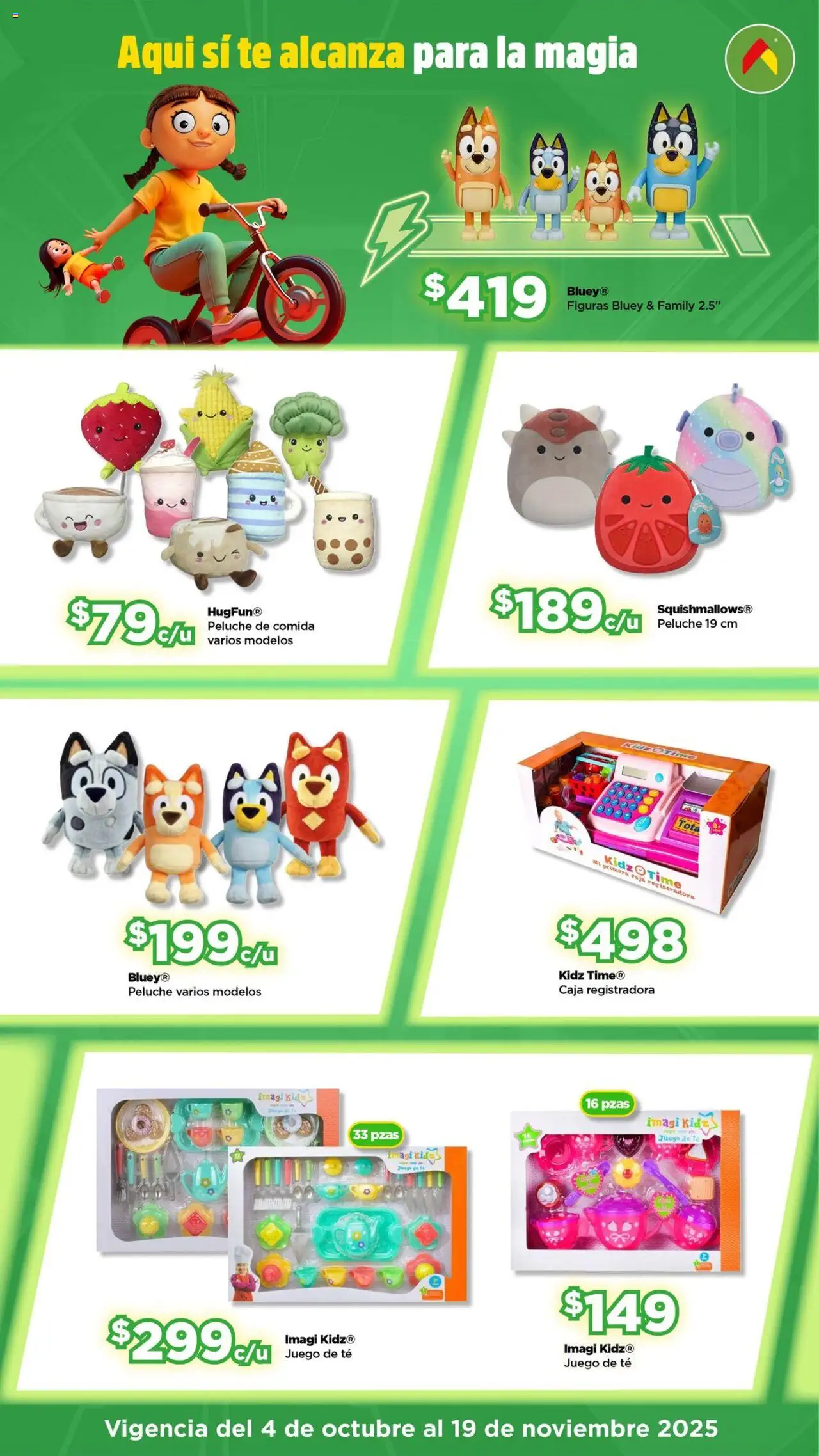 Nuevas ofertas de Bodega Aurrerá válidas en toda la República Mexicana desde el 04.10.2025. ¡Encuentra las mejores ofertas en Bodega Aurrerá - Folleto Juguetirama ! | Página: 4 | Productos: Juego, Té, Caja