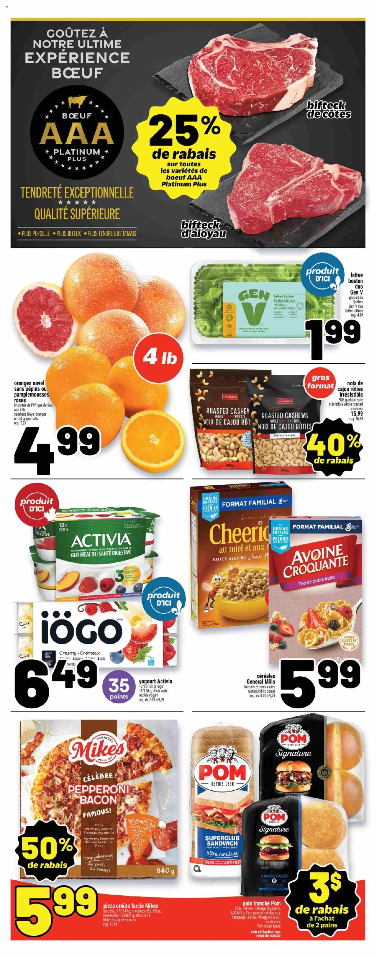 Metro flyer valid from 14.08.2025 | Page: 2 | Products: Butter, Cheese, Pizza, Oranges