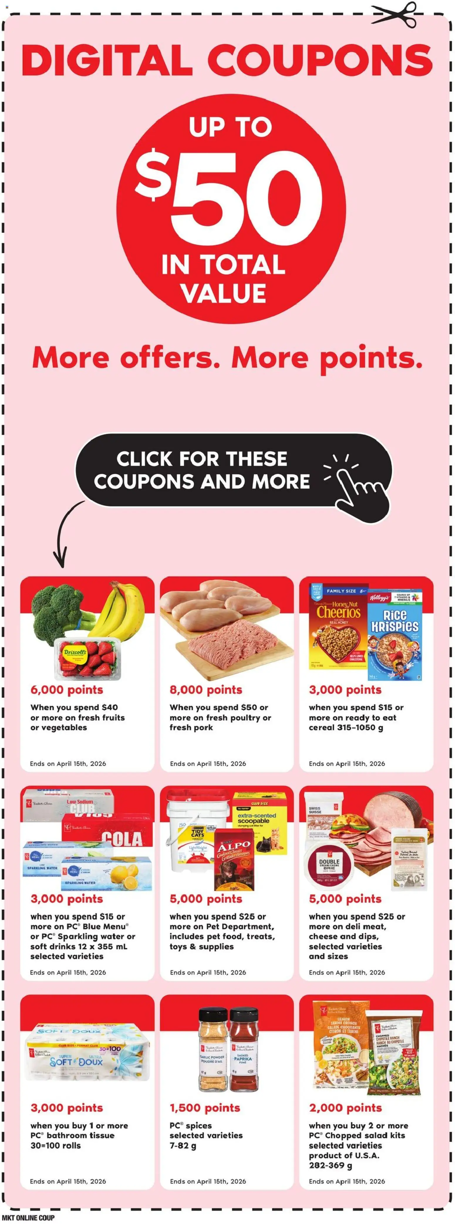Independent Grocer flyer valid from 26.03.2026 | Page: 10 | Products: Rice, Salad, Cheese, Pork
