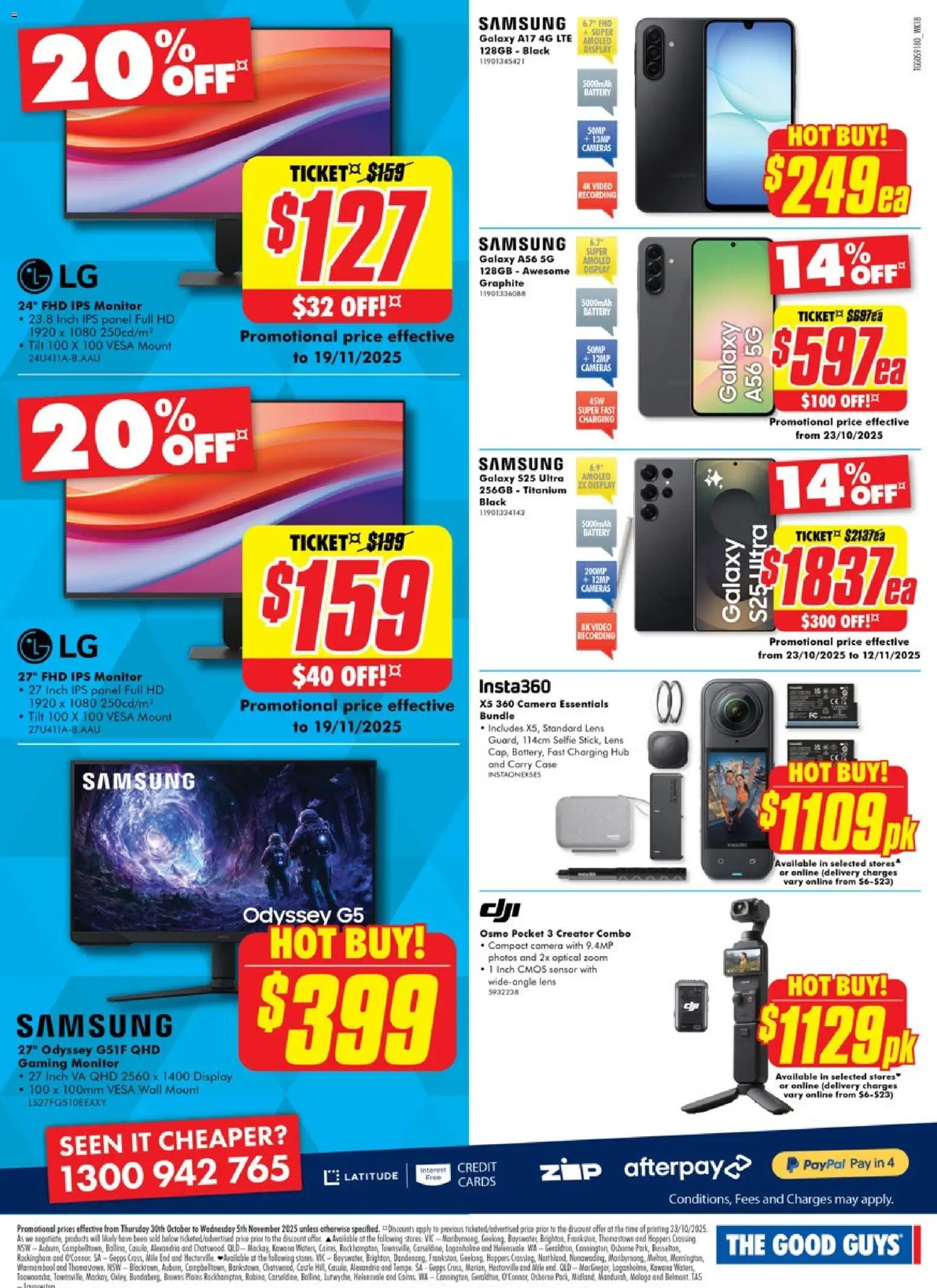 The Good Guys catalogue - valid from 29.10.2025 | Page: 6 | Products: Battery, Monitor, Camera, Case