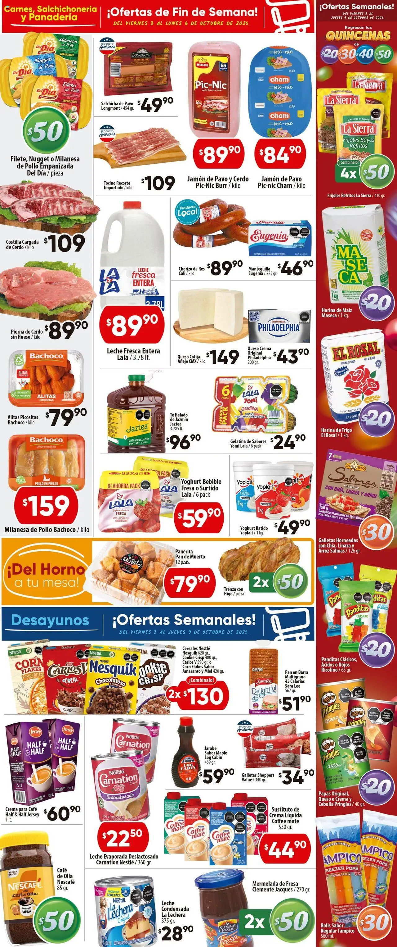 Nuevas ofertas de Calimax válidas en toda la República Mexicana desde el 03.10.2025. ¡Encuentra las mejores ofertas en Calimax - Folleto Tijuana! | Página: 2 | Productos: Pala, Leche, Uva, Mate