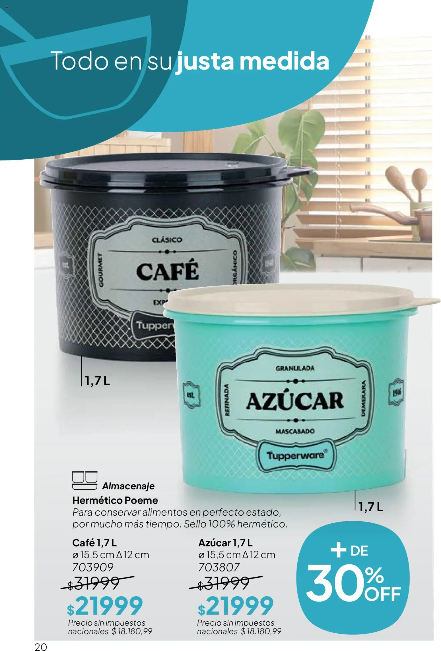 Tupperware Folleto de Campaña 2/2026 │ válido desde el 18.12.2025 | Página: 21 | Productos: Azucar, Café