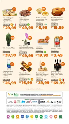 Oba Hortifruti - Ofertas da semana - Pré-Visualização do folheto da loja Oba Hortifruti, válido de 05.12.2025 | Página: 6 | Produtos: Leite, Vaso, Cerveja, Bolo