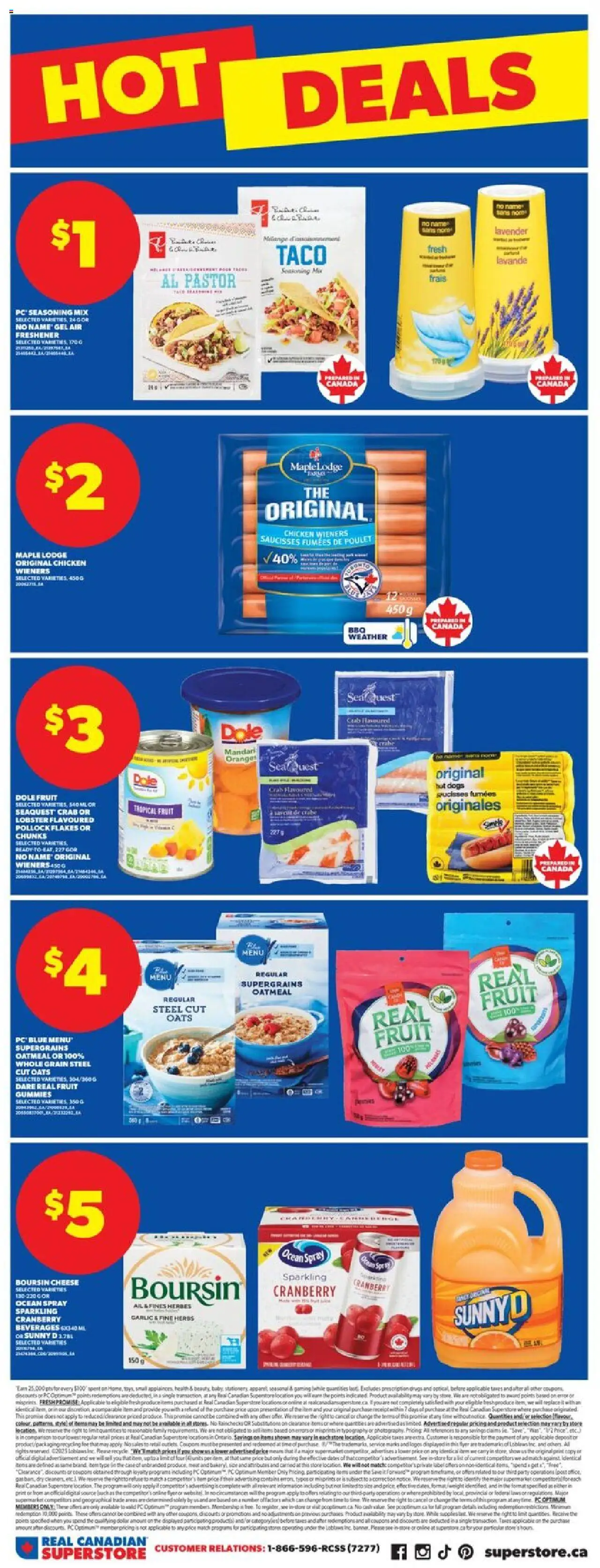 Real Canadian Superstore flyer valid from 14.08.2025 | Page: 7 | Products: Flakes, Watch, PC, Chicken