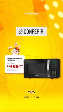 Casa e Video ofertas - Pré-Visualização do folheto da loja Casa e Video, válido de 31.03.2026 | Página: 7 | Produtos: Microondas