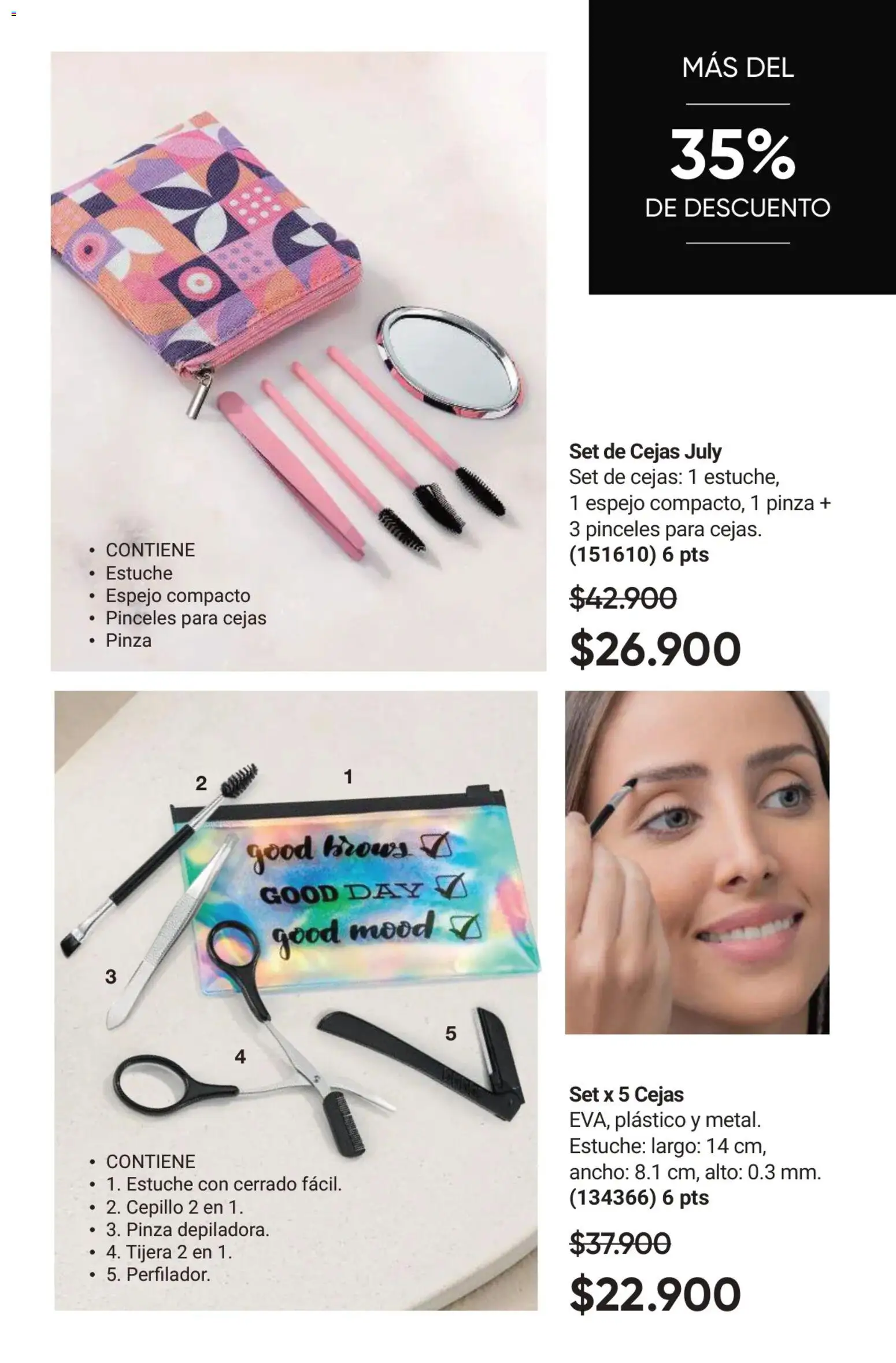 Avon revista - valida desde el 01.02.2026 | Página: 67 | Productos: Pinza, Estuche, Tijera, Cepillo