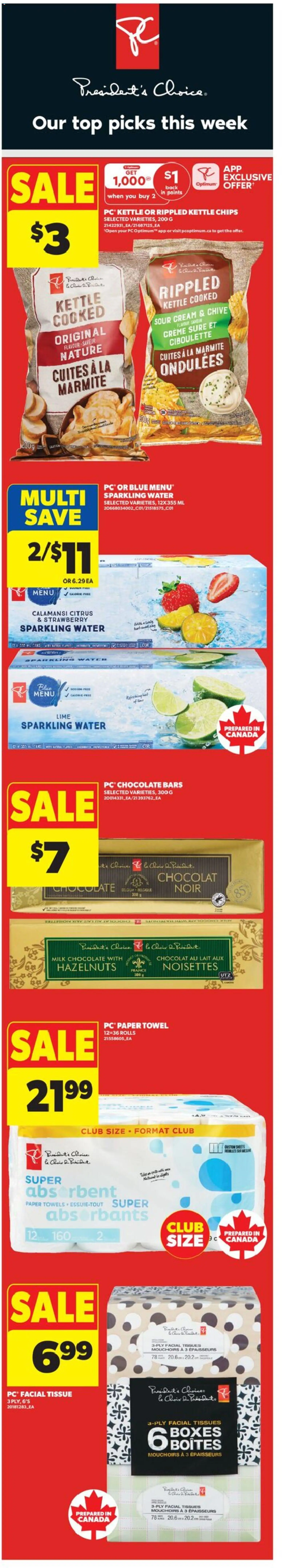 Real Canadian Superstore flyer valid from 19.02.2026 | Page: 3 | Products: Cream, PC, Kettle, Chocolate