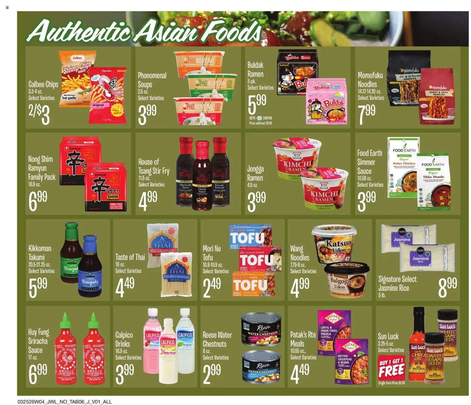 Jewel Osco Ad - valid from 25.03.2026 | Page: 6 | Products: Chickpeas, Shelf, Water, Peach