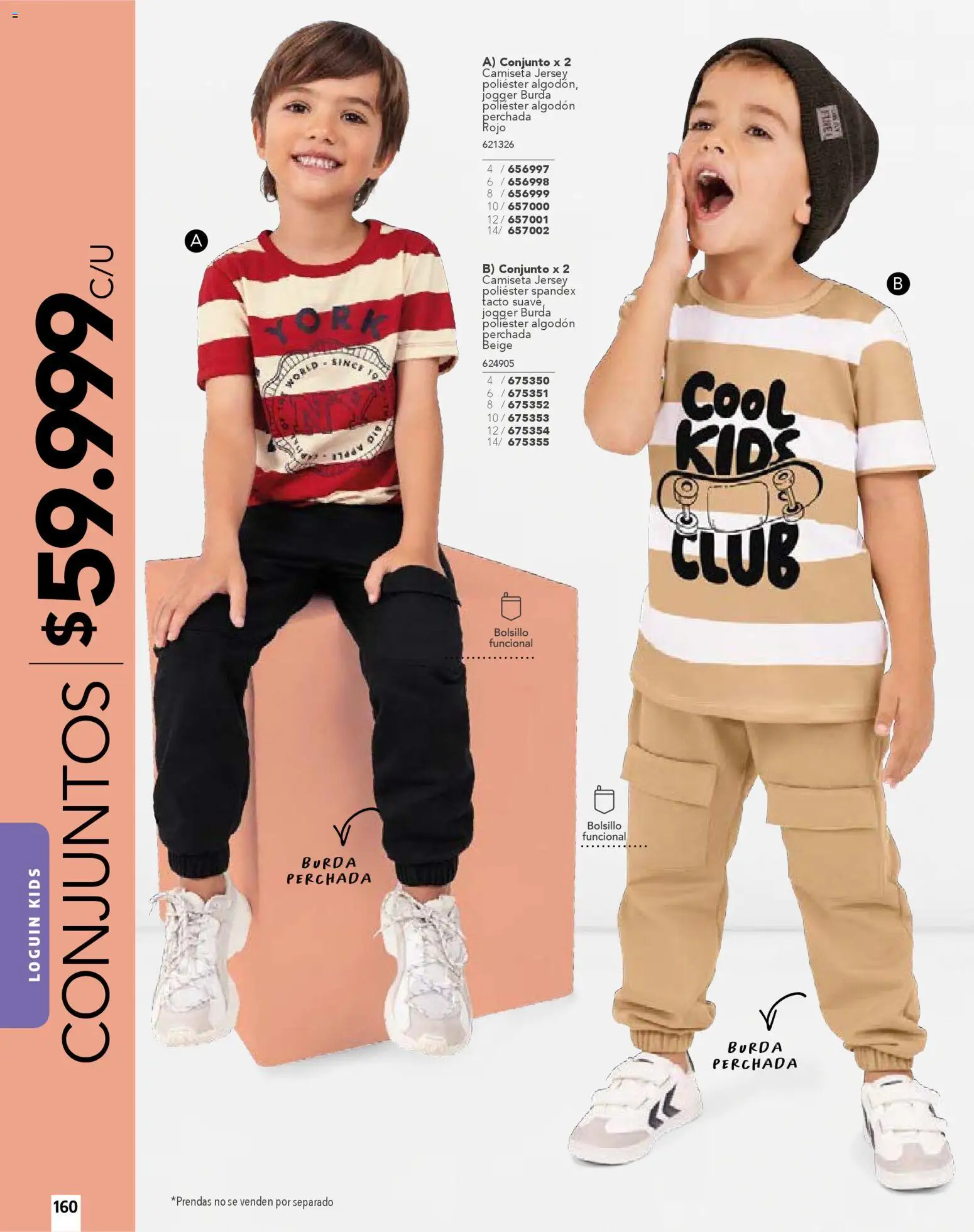 Carmel revista - valida desde el 01.02.2026 | Página: 160 | Productos: Algodón, Camiseta, Conjunto